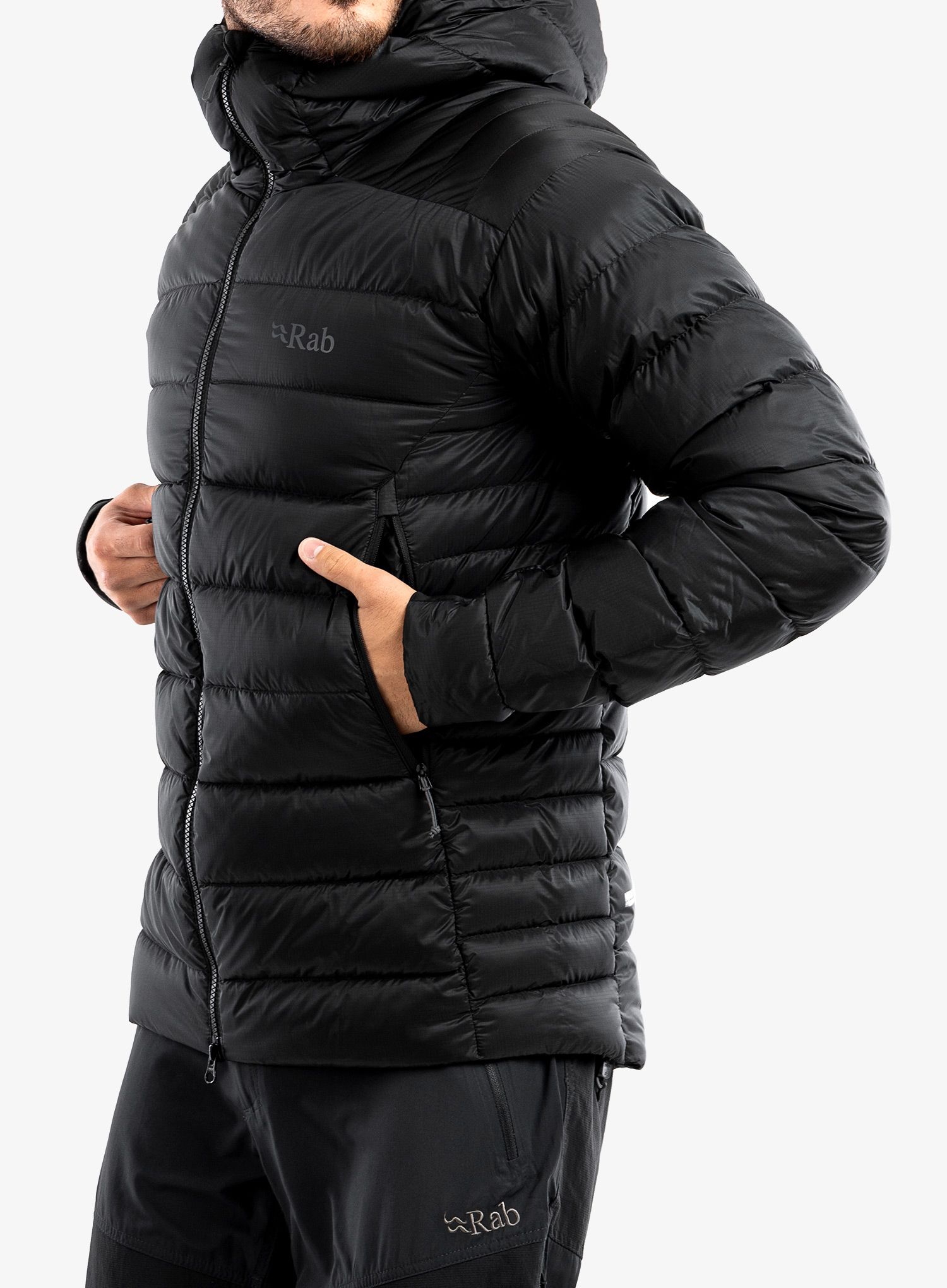 Péřová bunda Rab Electron Pro Jacket - black