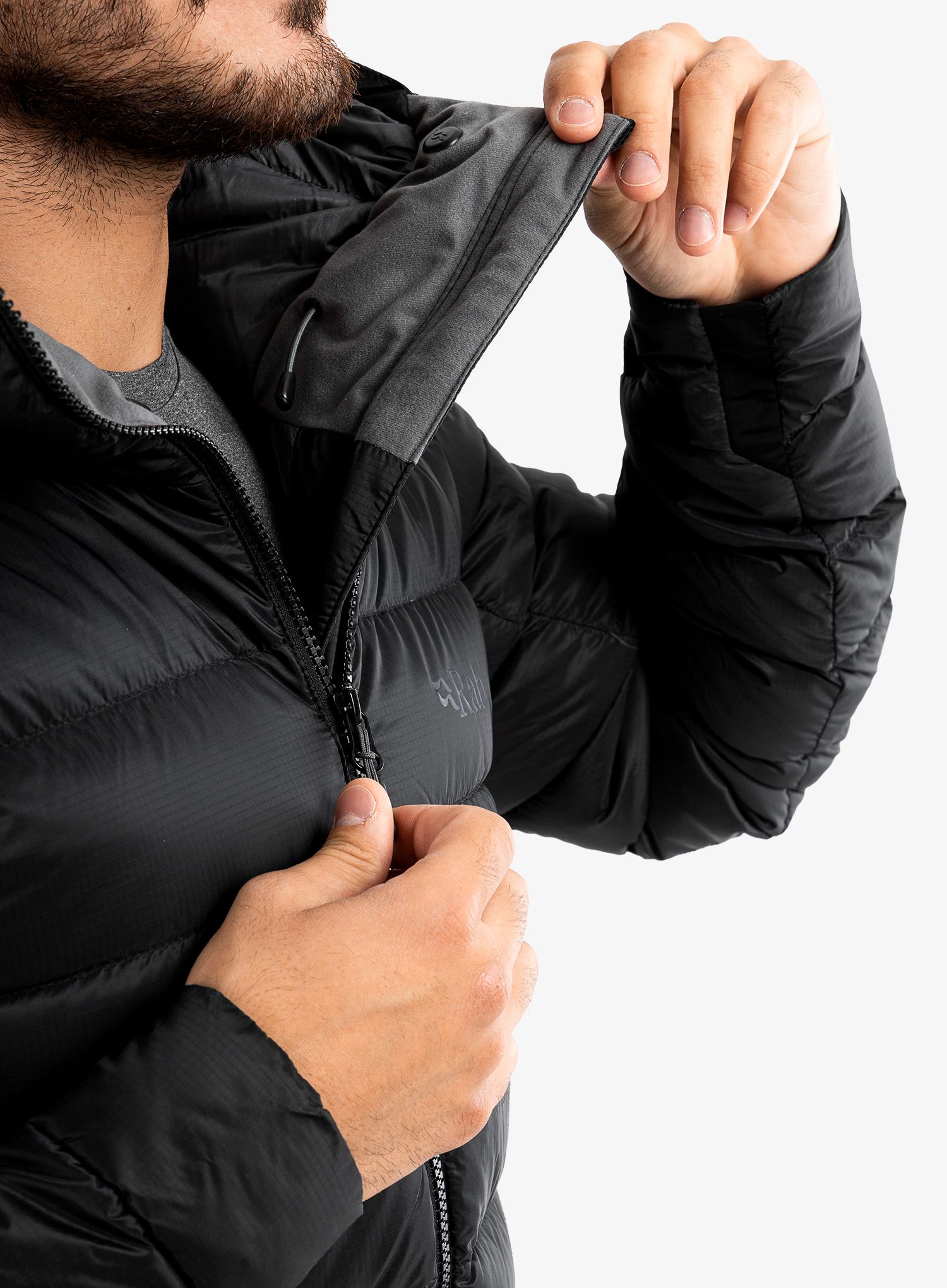 Péřová bunda Rab Electron Pro Jacket - black