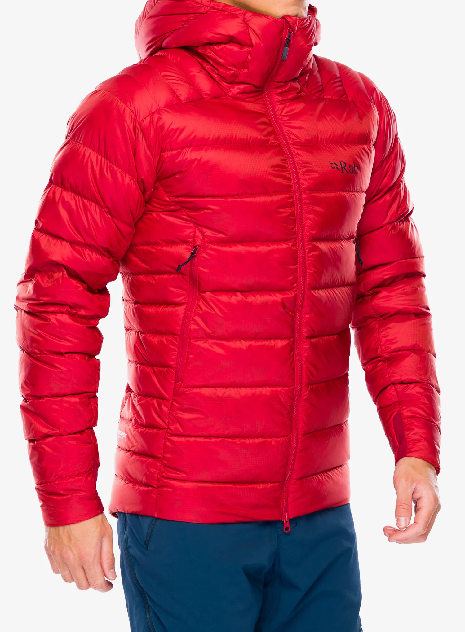 Péřová bunda Rab Electron Pro Jacket - tuscan red