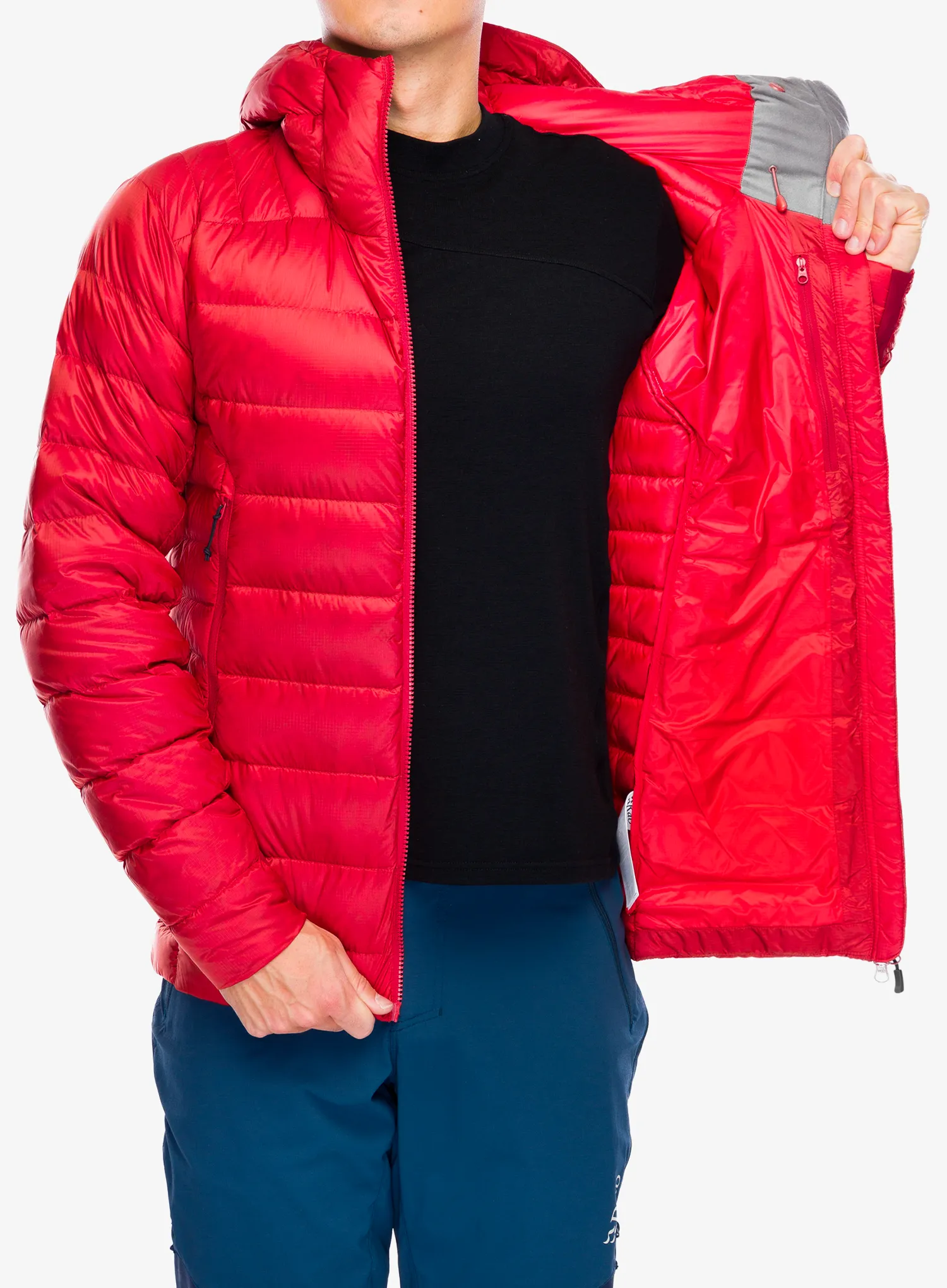 Péřová bunda Rab Electron Pro Jacket - tuscan red