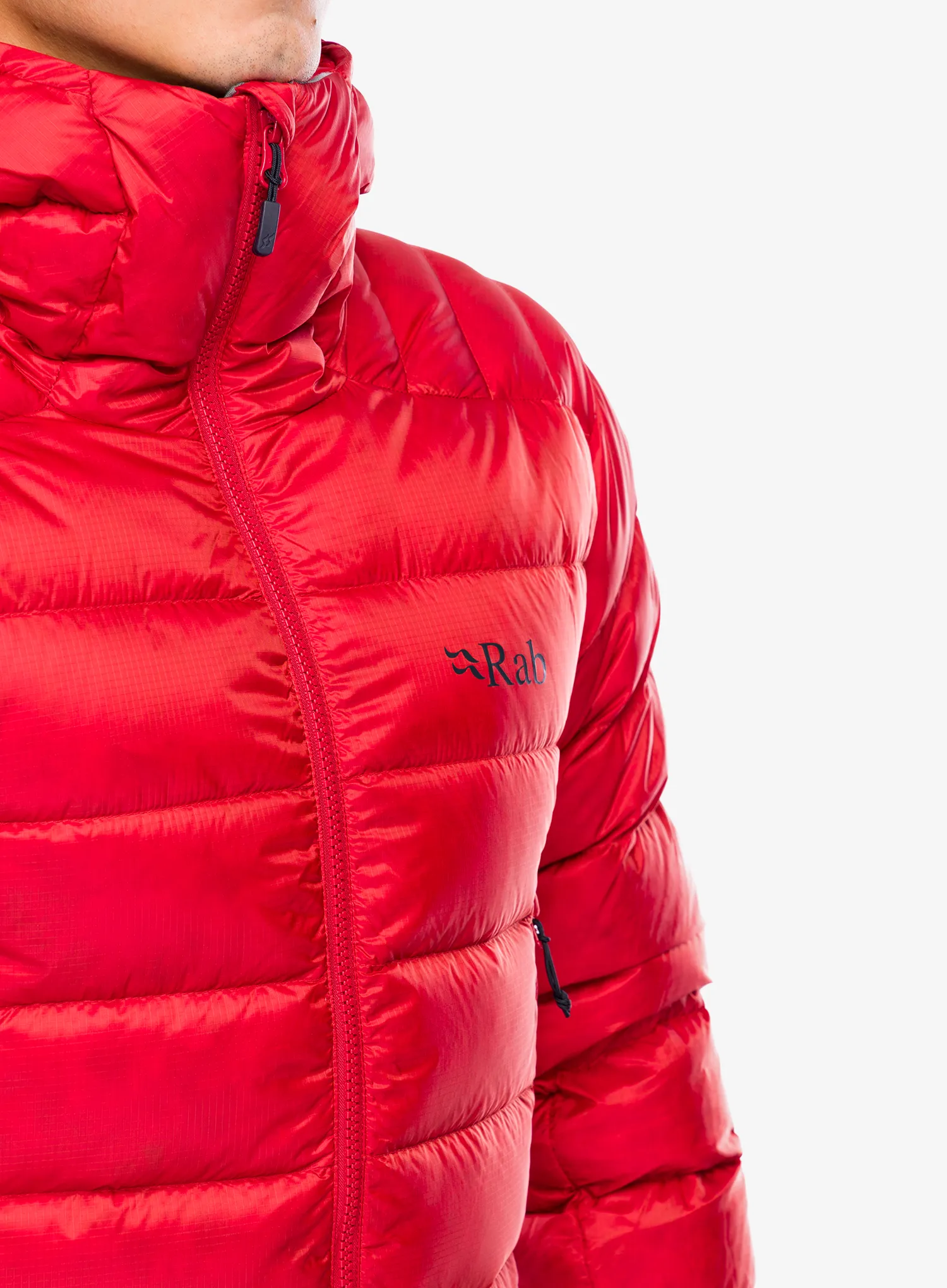 Péřová bunda Rab Electron Pro Jacket - tuscan red