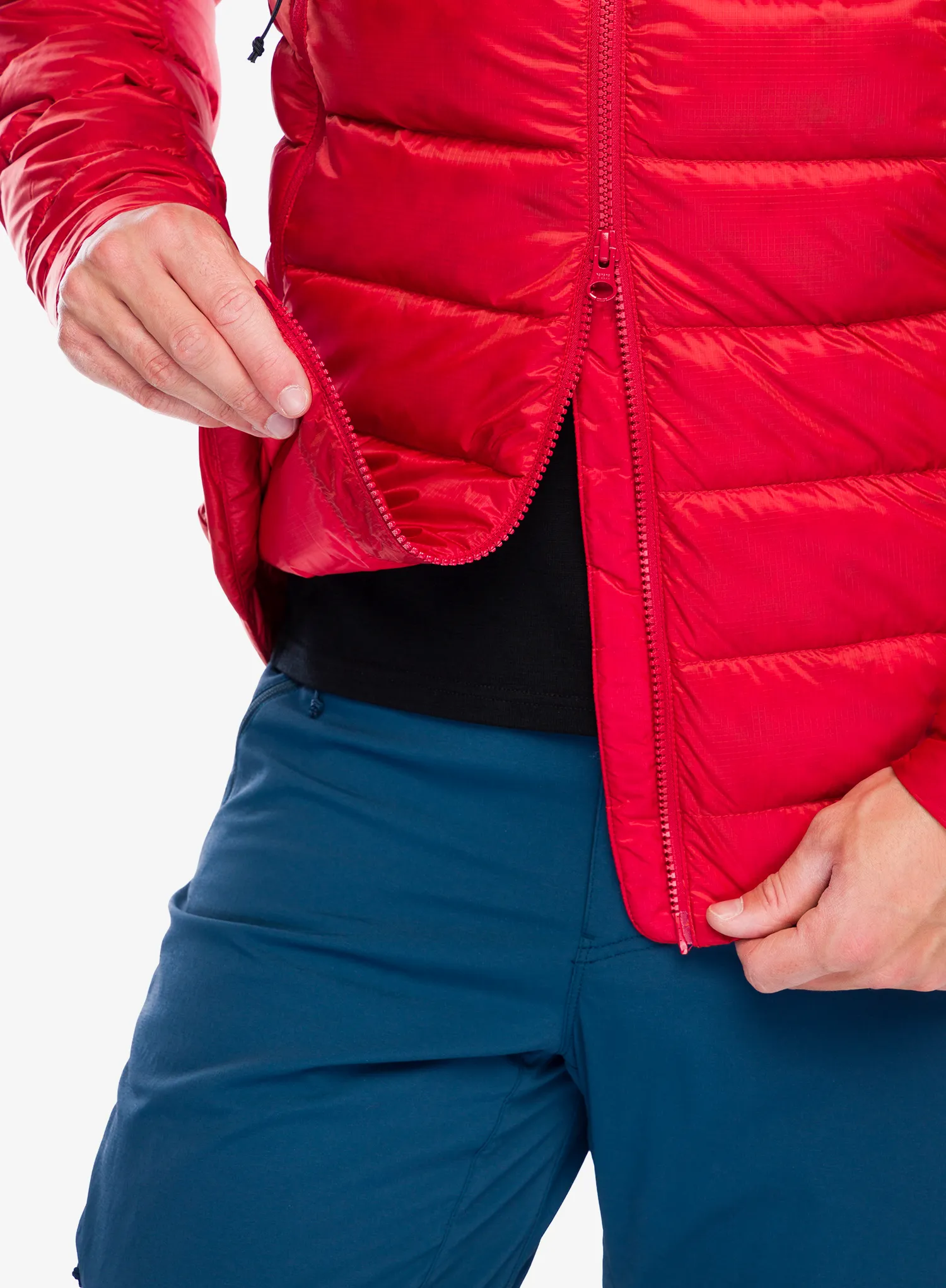Péřová bunda Rab Electron Pro Jacket - tuscan red