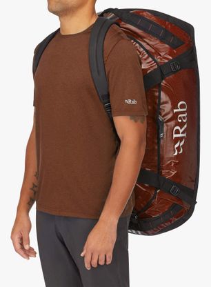 Cestovní taška Rab Expedition Kitbag II 120 - red clay