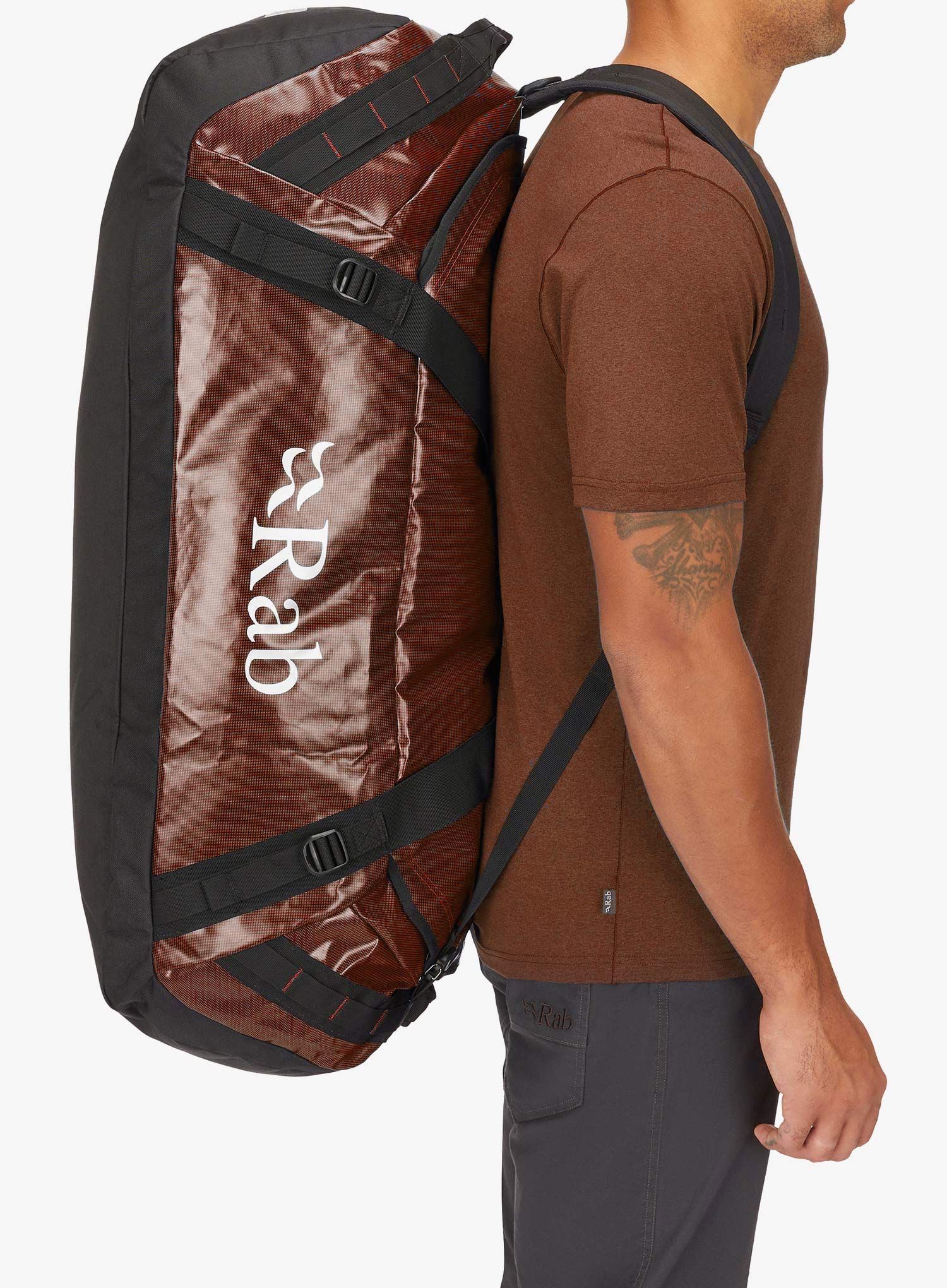 Cestovní taška Rab Expedition Kitbag II 120 - red clay