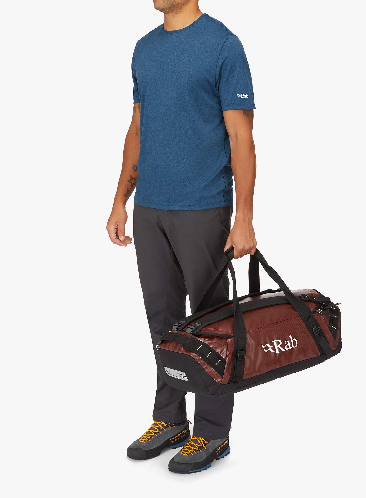 Cestovní taška Rab Expedition Kitbag II 50 - red clay