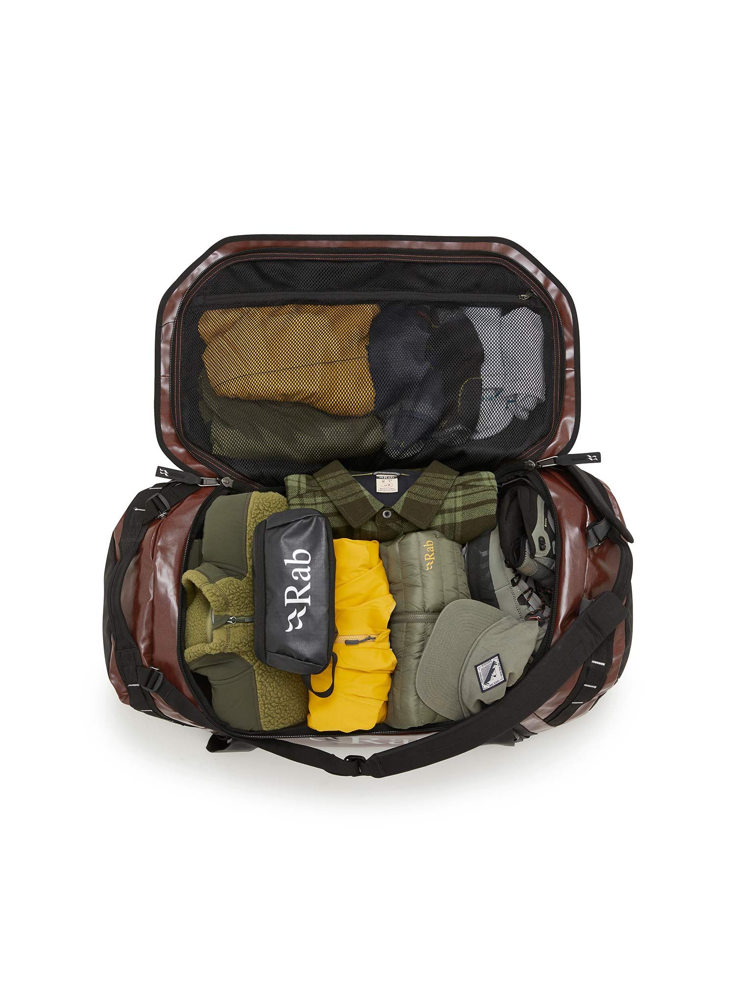Cestovní taška Rab Expedition Kitbag II 80 - red clay