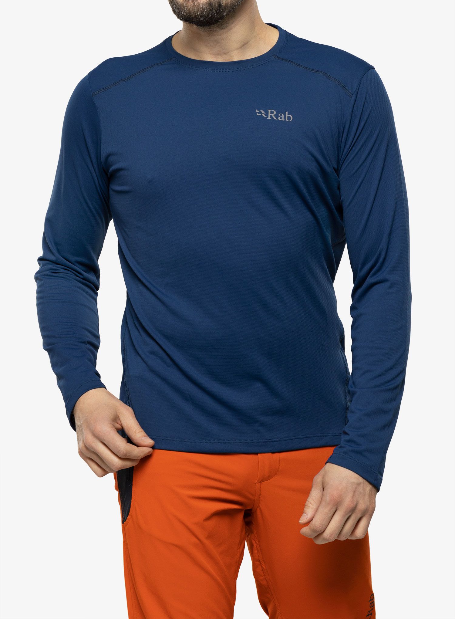 Termoaktivní mikina Rab Force LS Tee - nightfall blue