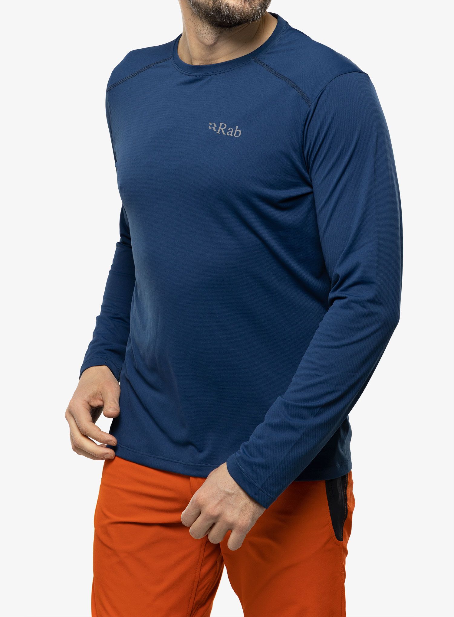 Termoaktivní mikina Rab Force LS Tee - nightfall blue