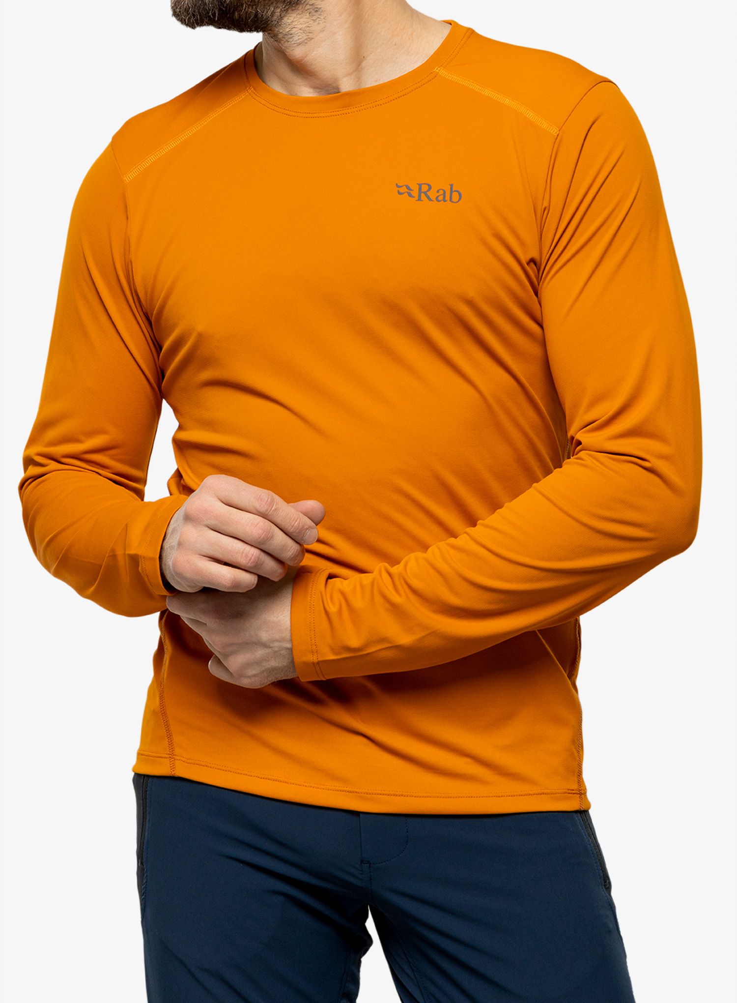 Funkční mikina Rab Force LS Tee - marmalade