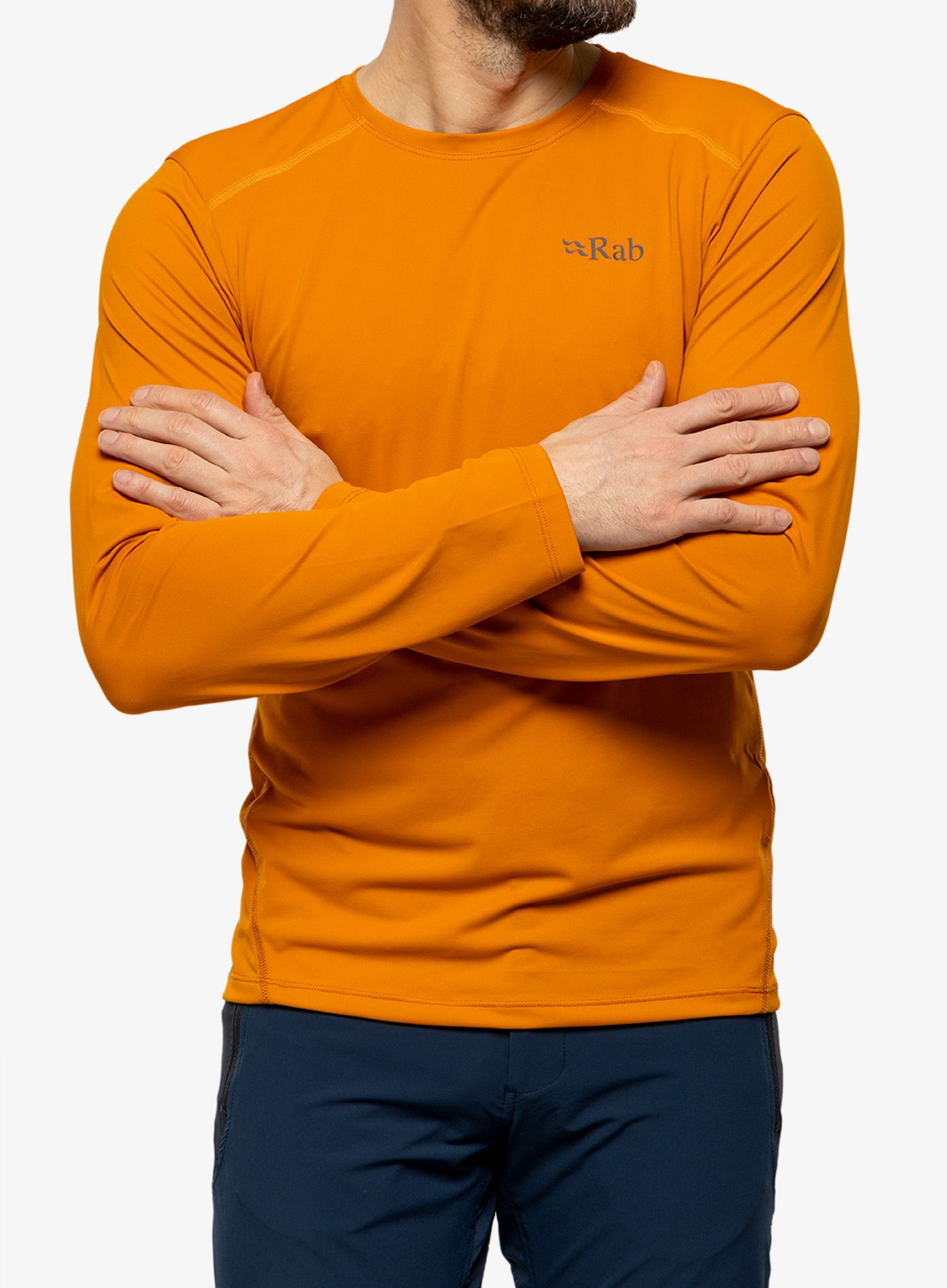 Funkční mikina Rab Force LS Tee - marmalade