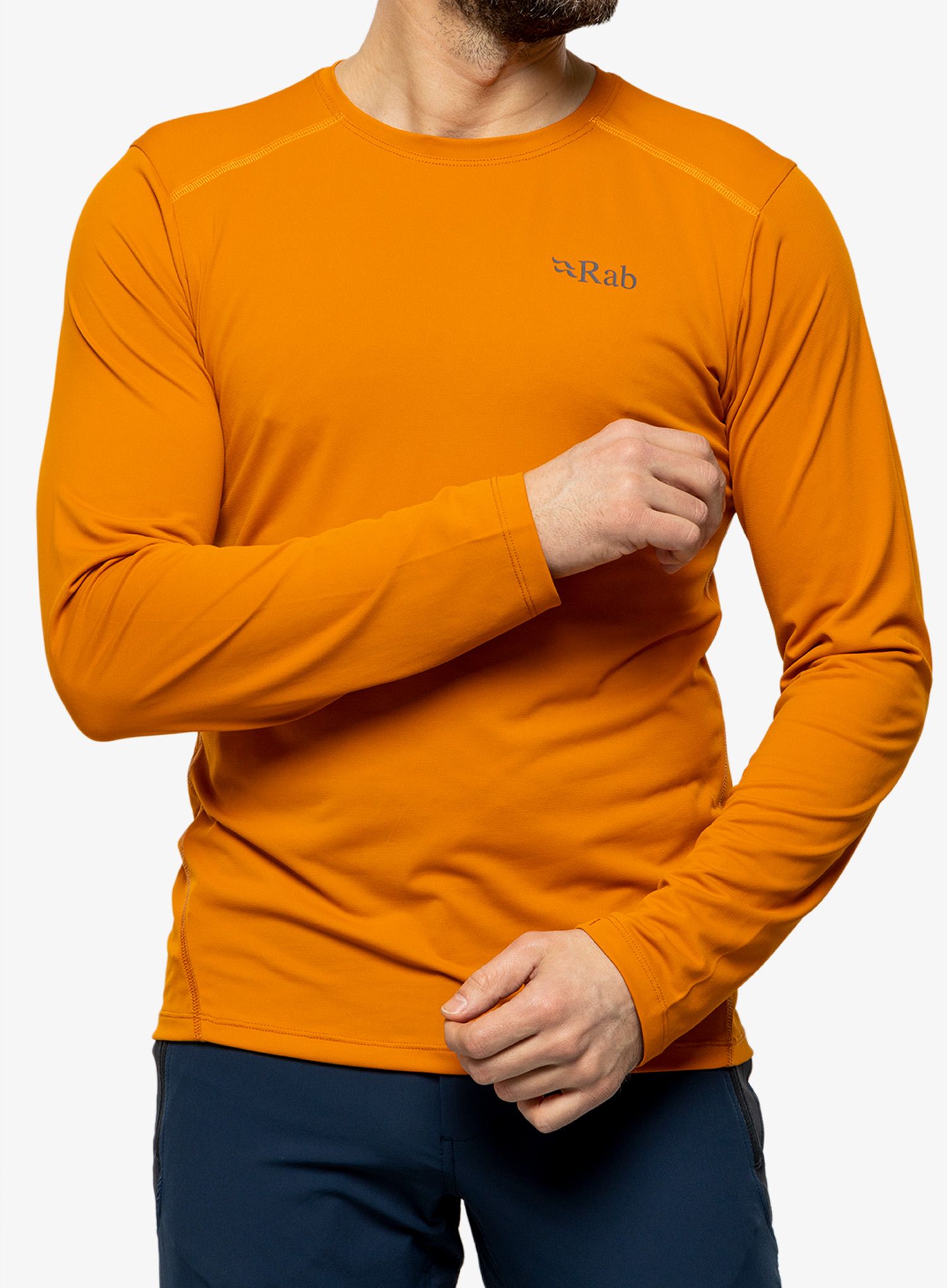 Funkční mikina Rab Force LS Tee - marmalade