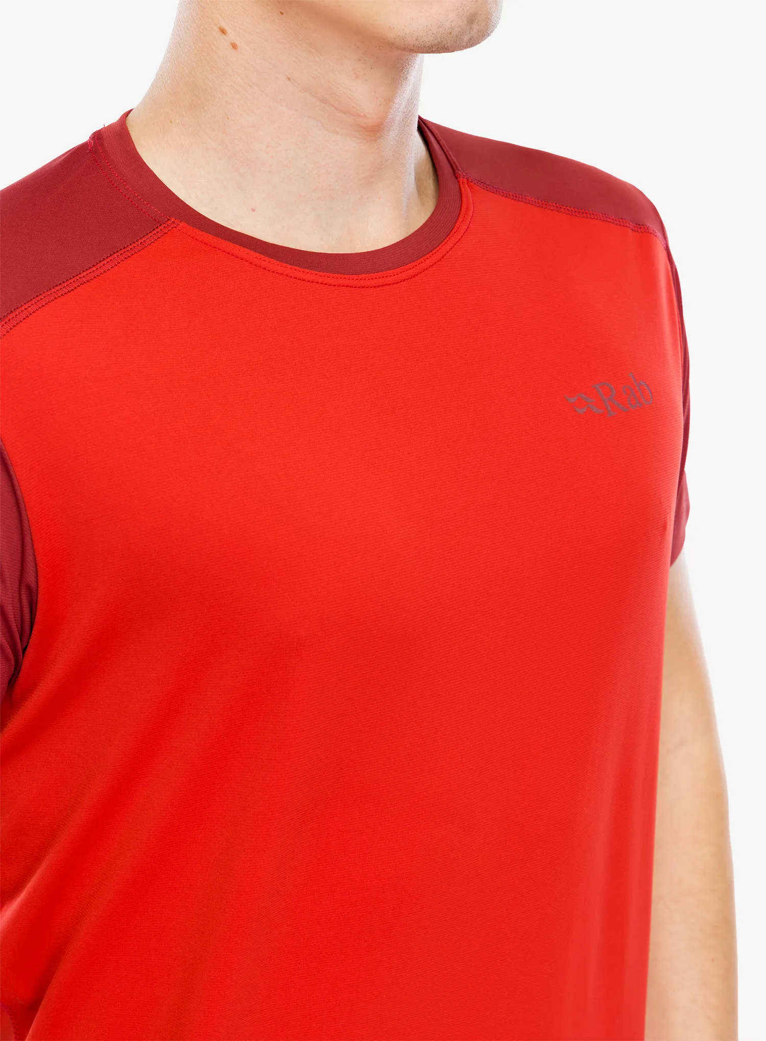 Termoaktivní tričko Rab Force Tee - ascent red/oxblood red