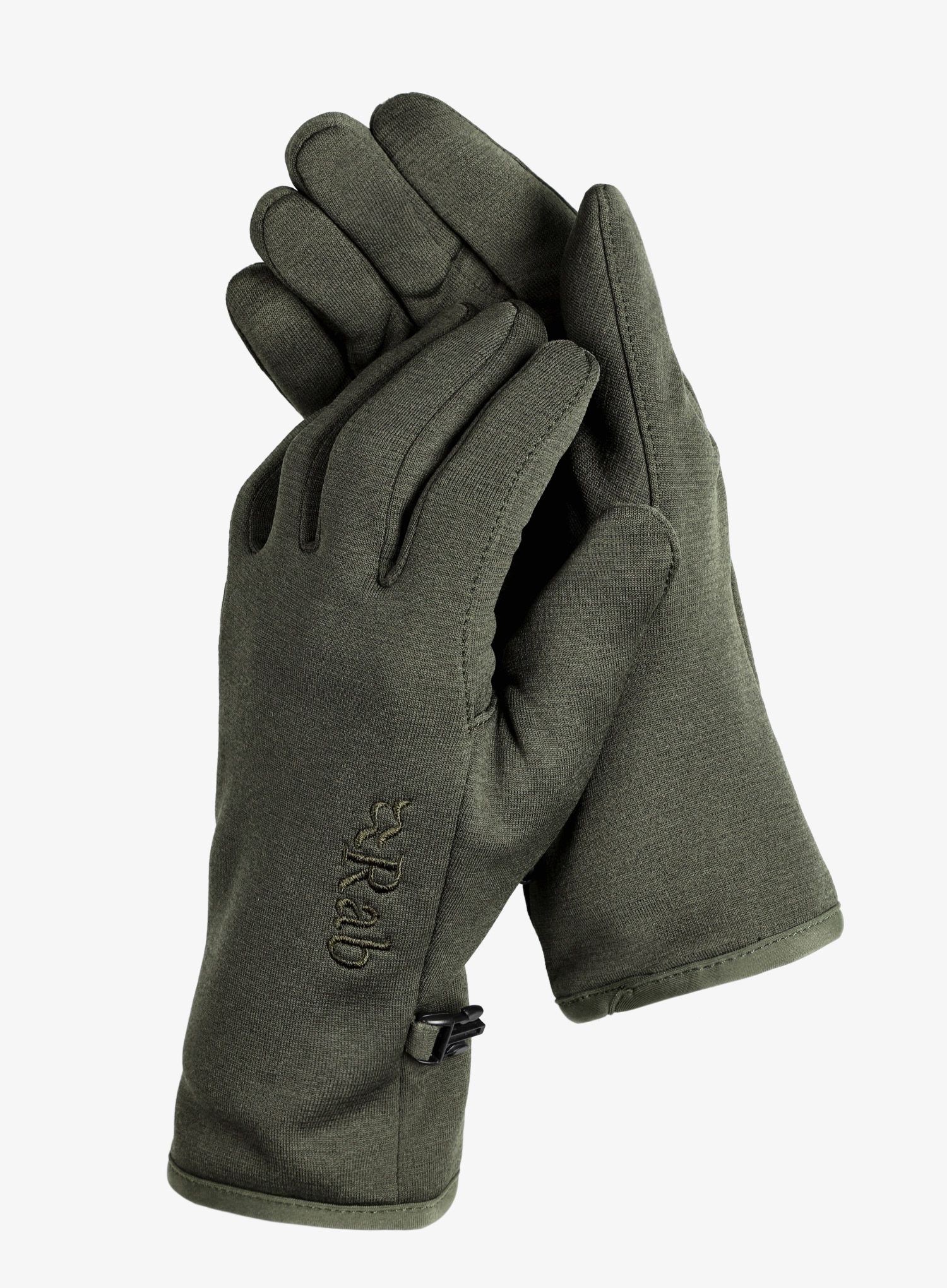 Fleecové rukavice Rab Geon Gloves - army