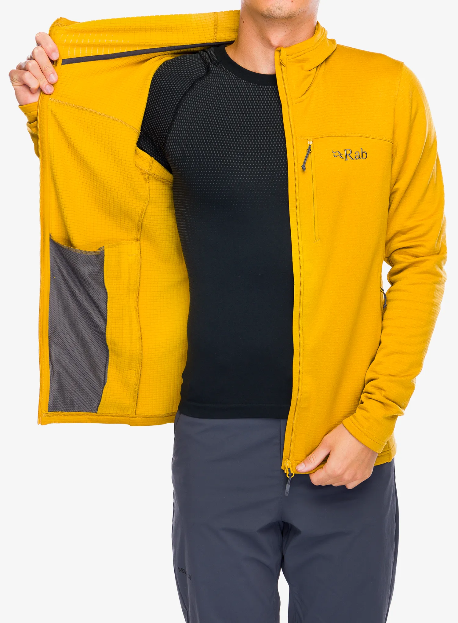 Mikina s kapucí Rab Graviton Hoody - sahara