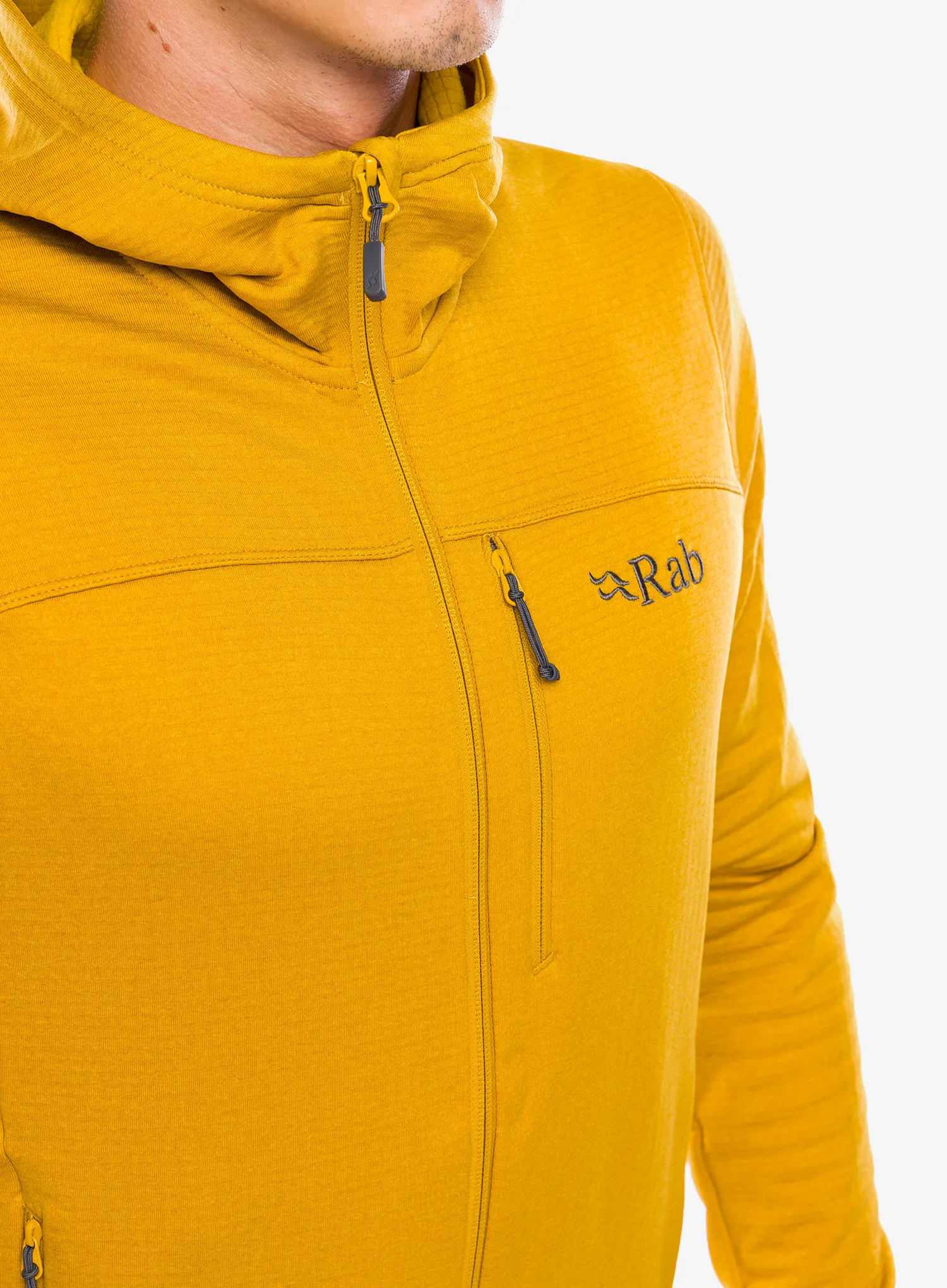 Mikina s kapucí Rab Graviton Hoody - sahara