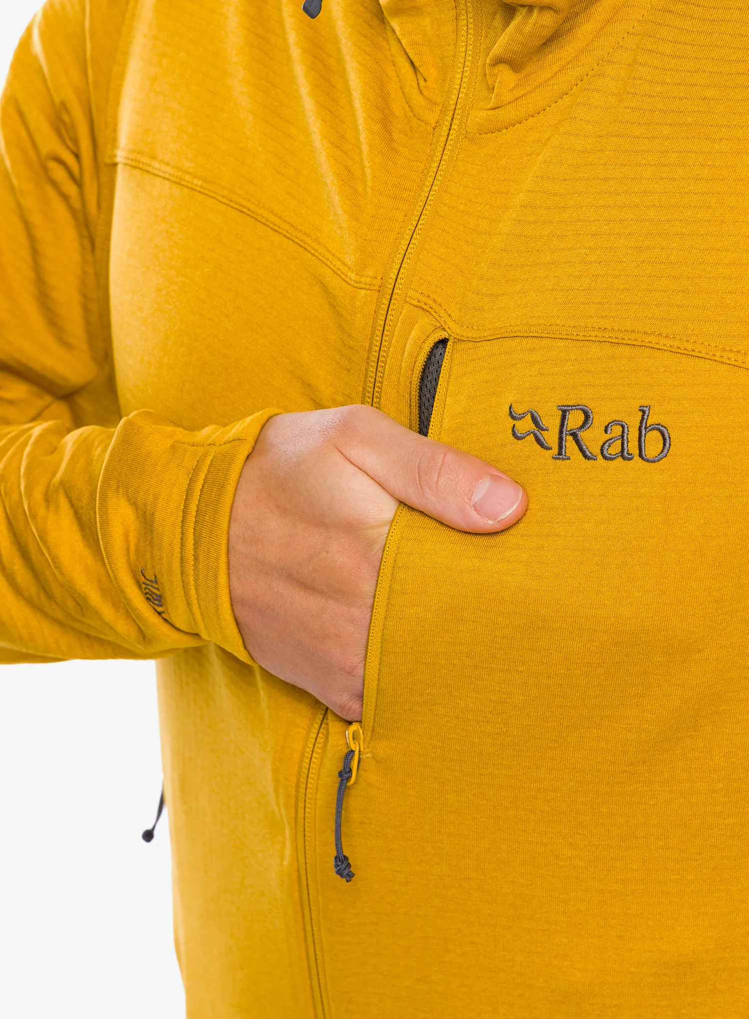Mikina s kapucí Rab Graviton Hoody - sahara