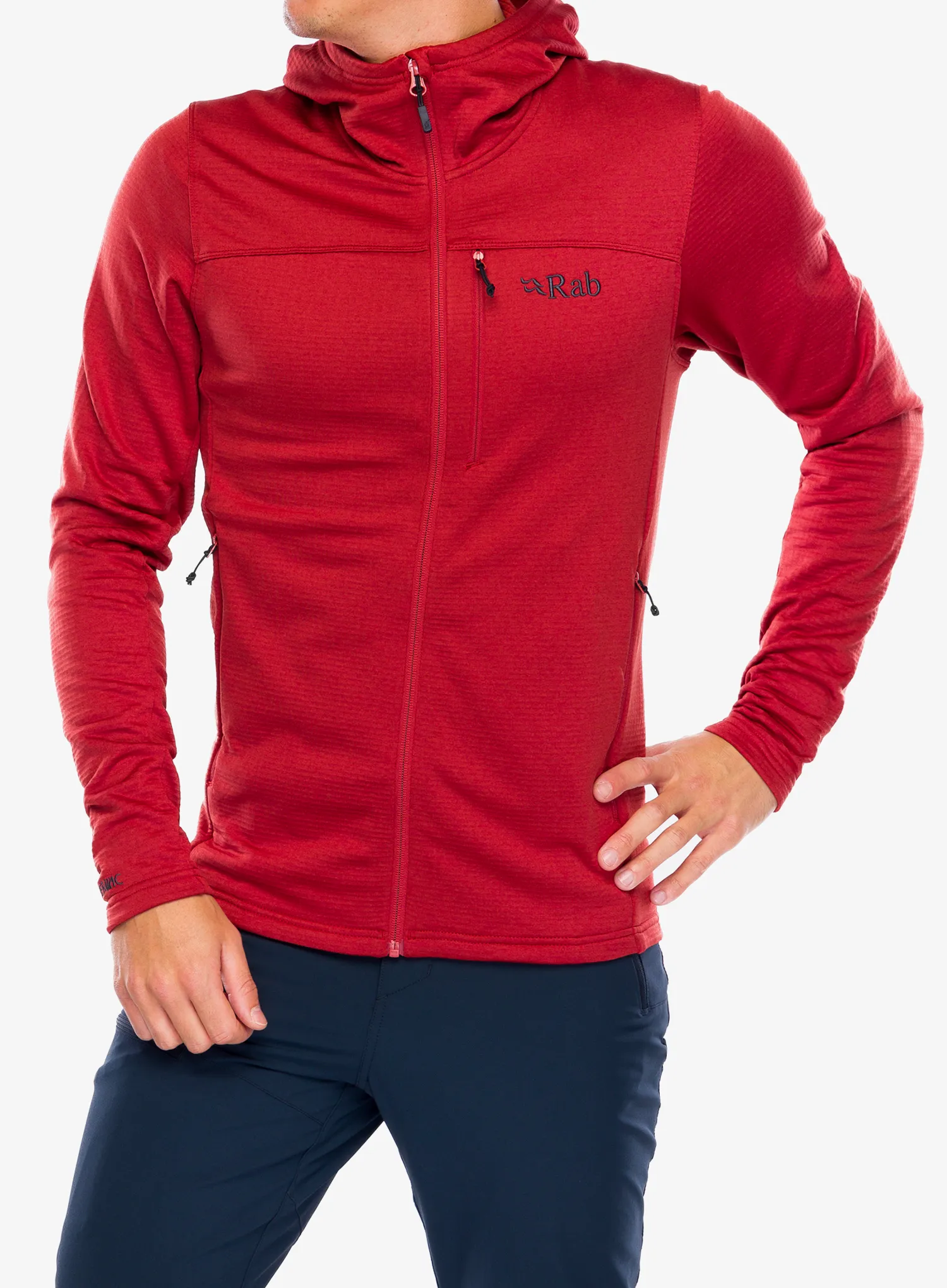 Mikina s kapucí Rab Graviton Hoody - tuscan red