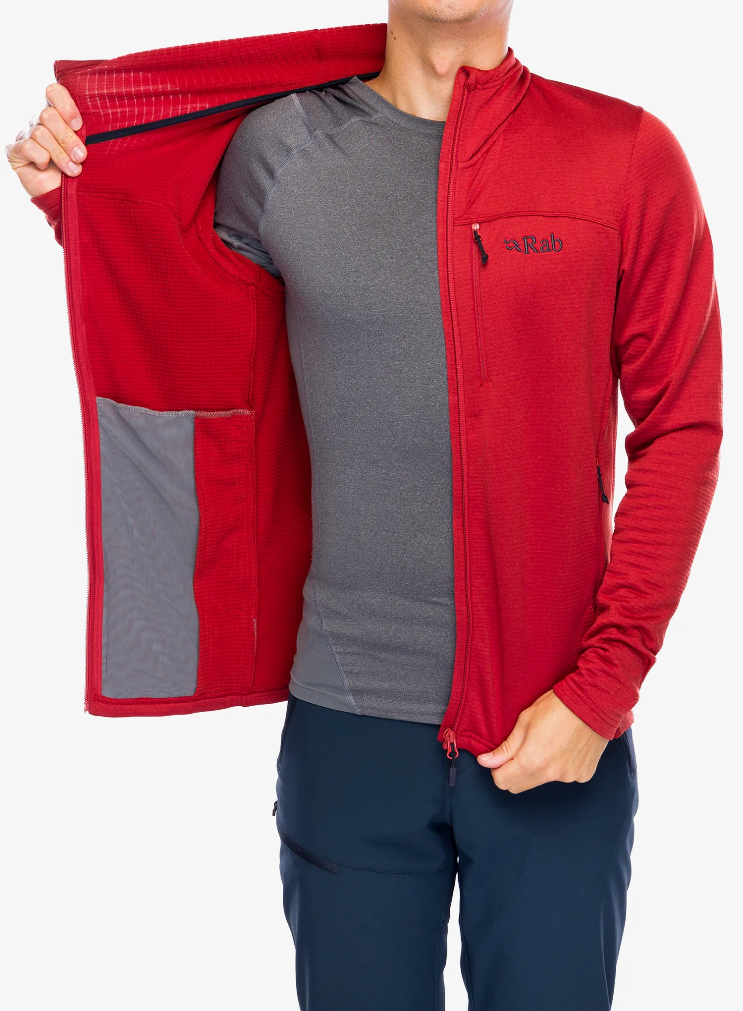 Mikina s kapucí Rab Graviton Hoody - tuscan red