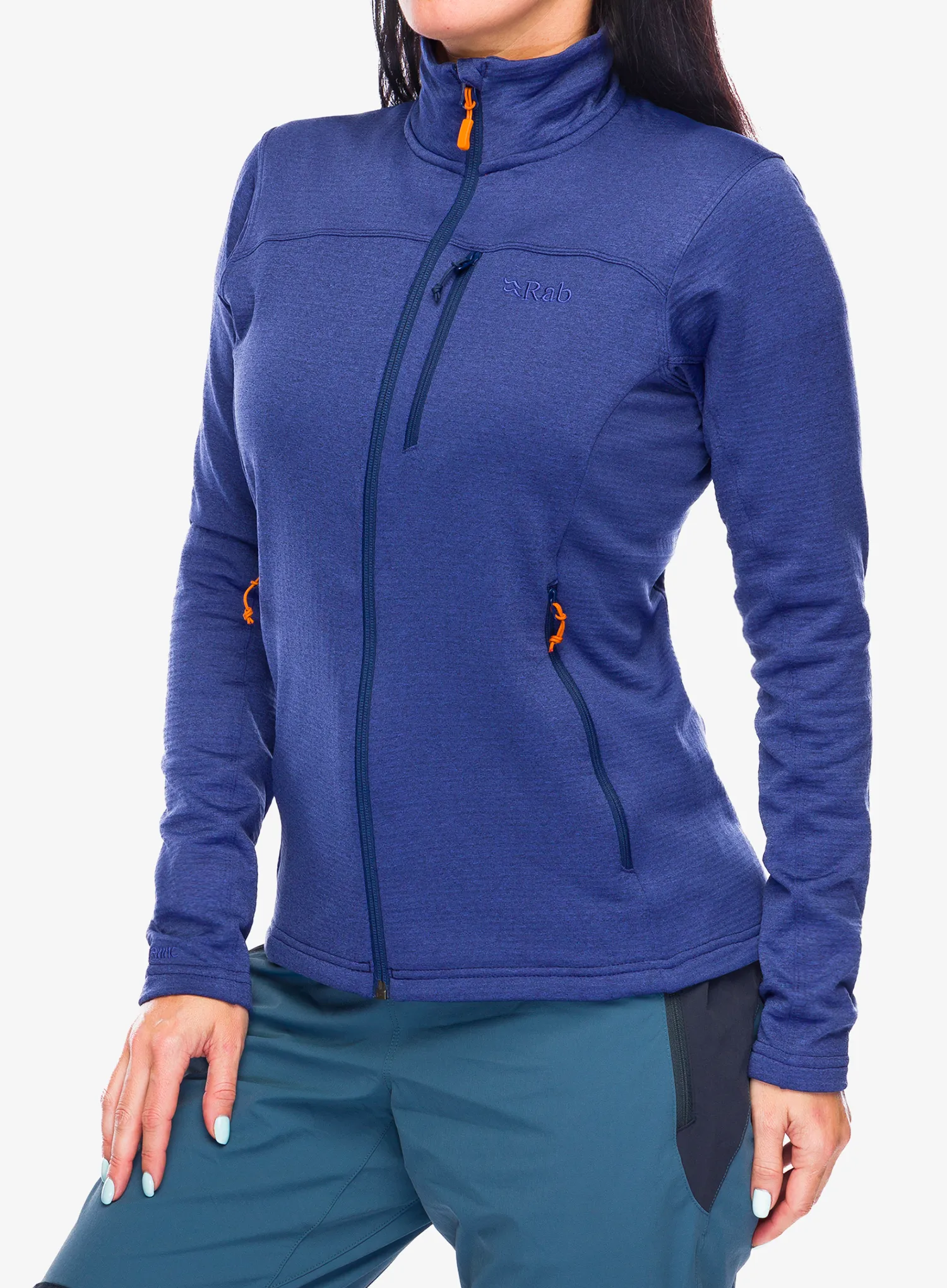 Dámská mikina na zip Rab Graviton Jacket - patriot blue