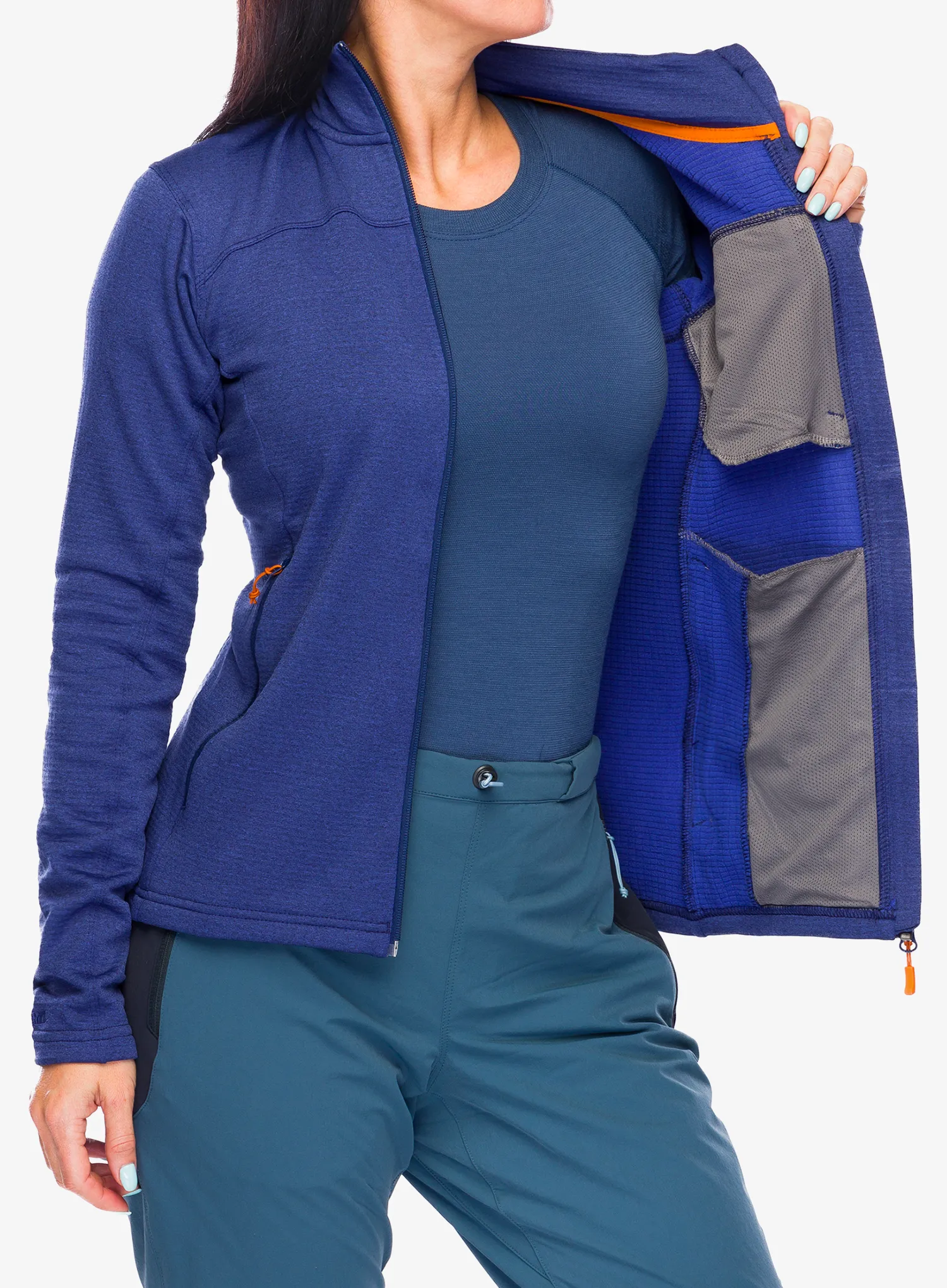 Dámská mikina na zip Rab Graviton Jacket - patriot blue