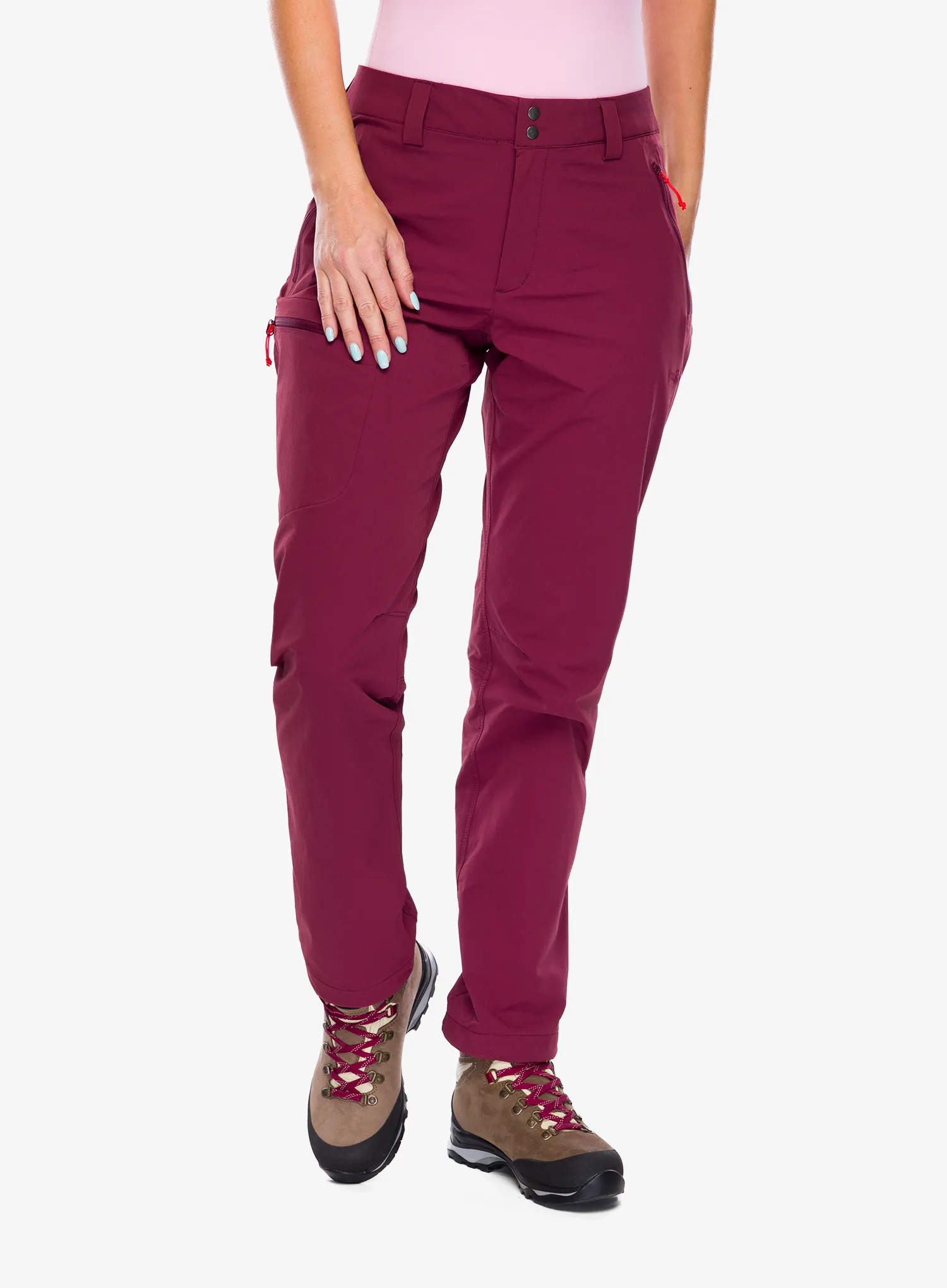 Turistické kalhoty dámské Rab Incline Pants - deep heather