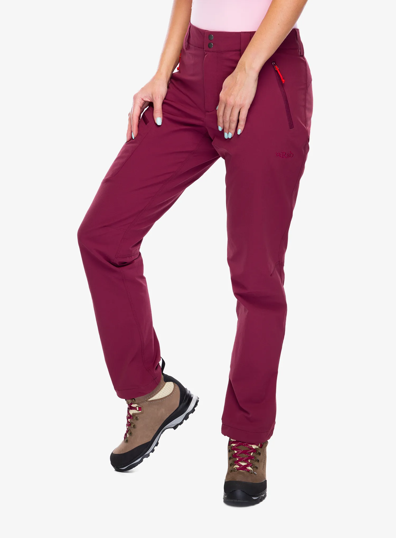 Turistické kalhoty dámské Rab Incline Pants - deep heather