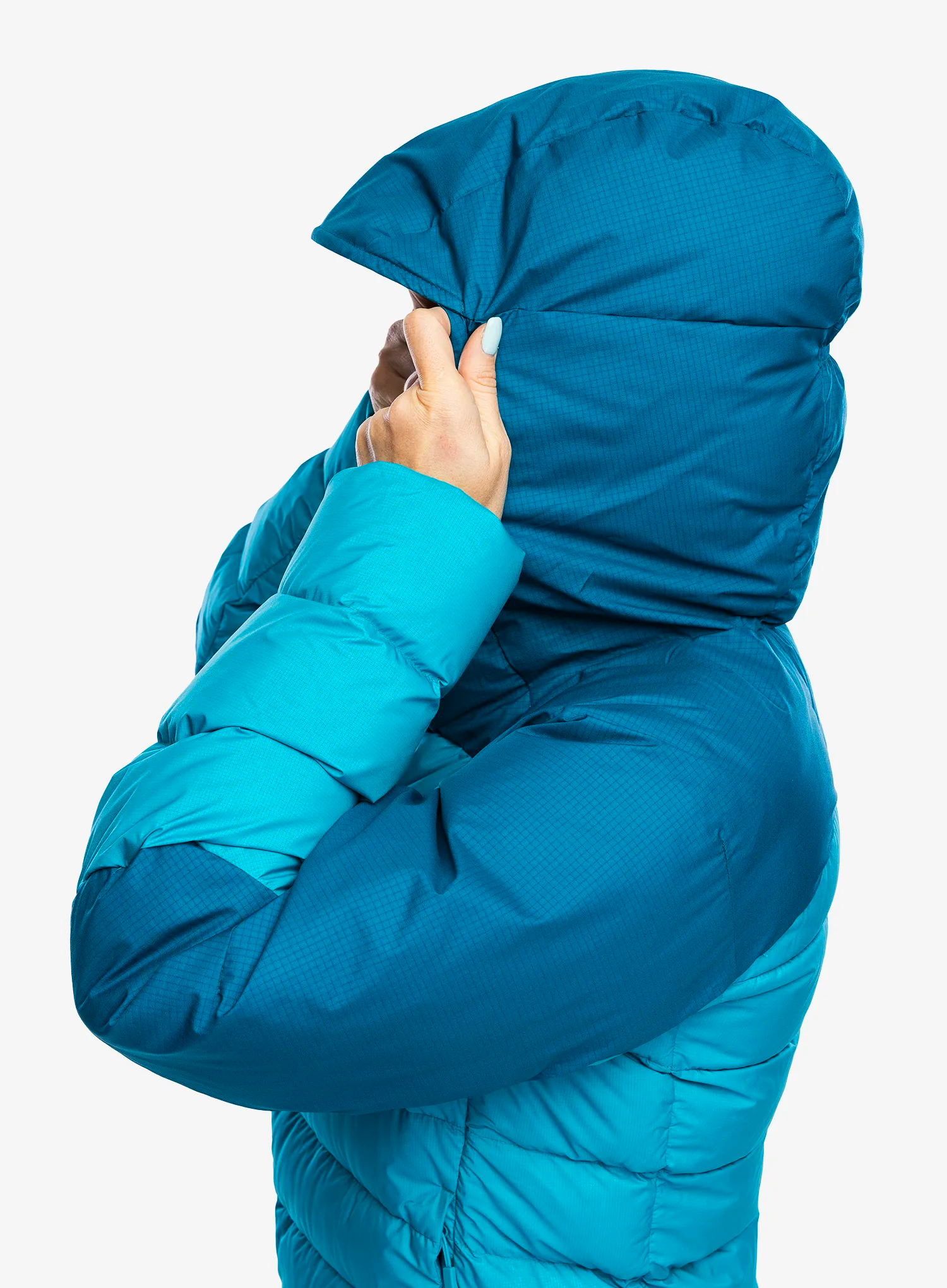 Dámská péřová bunda Rab Infinity Alpine Jacket - ultramarine/aquamarine