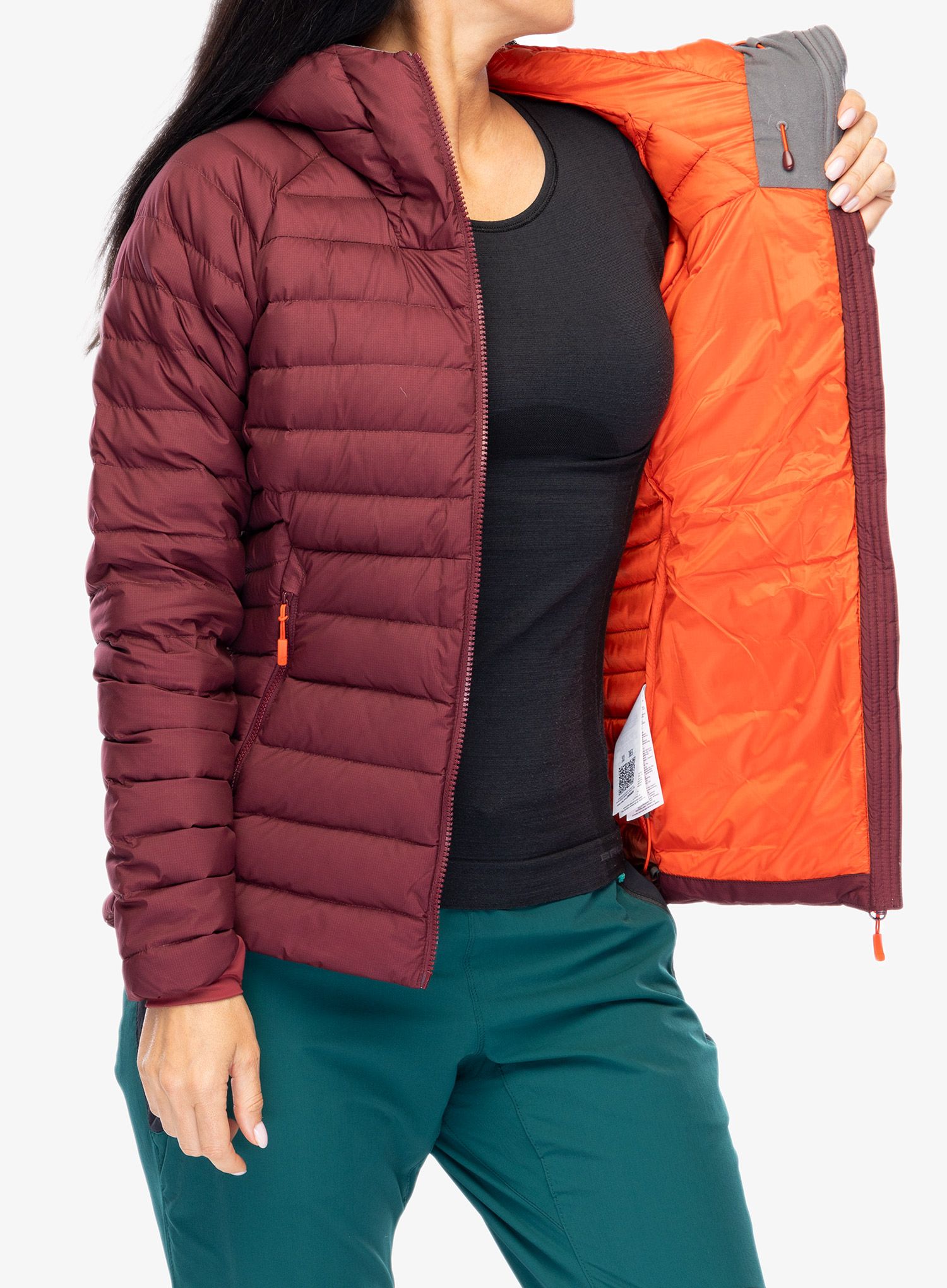 Dámská bunda Rab Infinity Microlight Jacket - deep heather