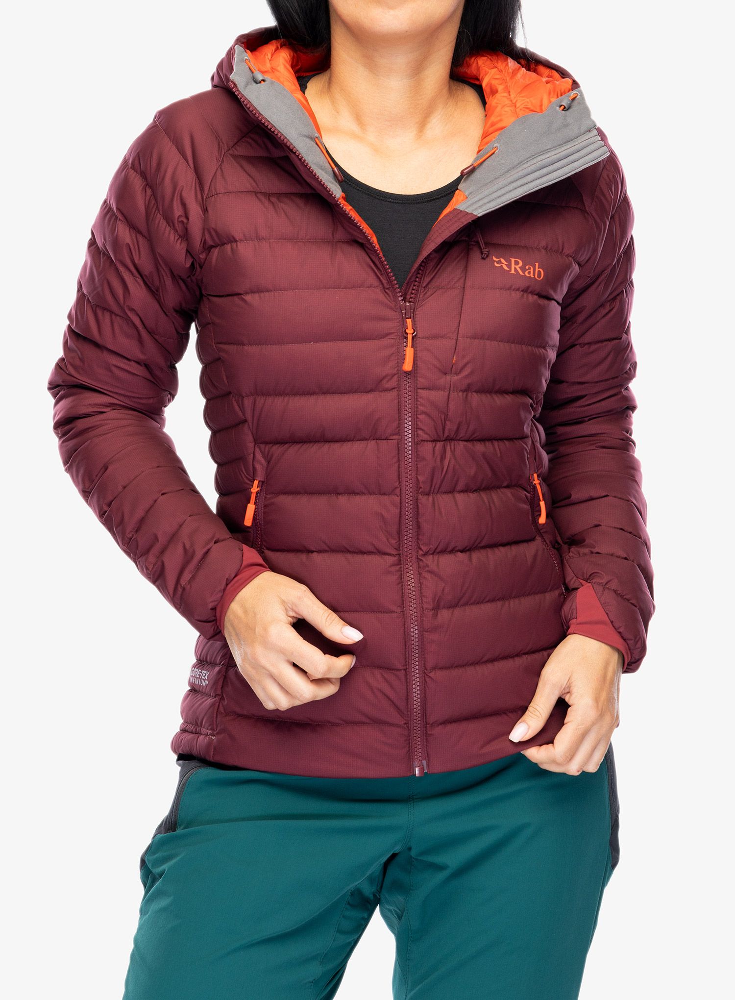Dámská bunda Rab Infinity Microlight Jacket - deep heather