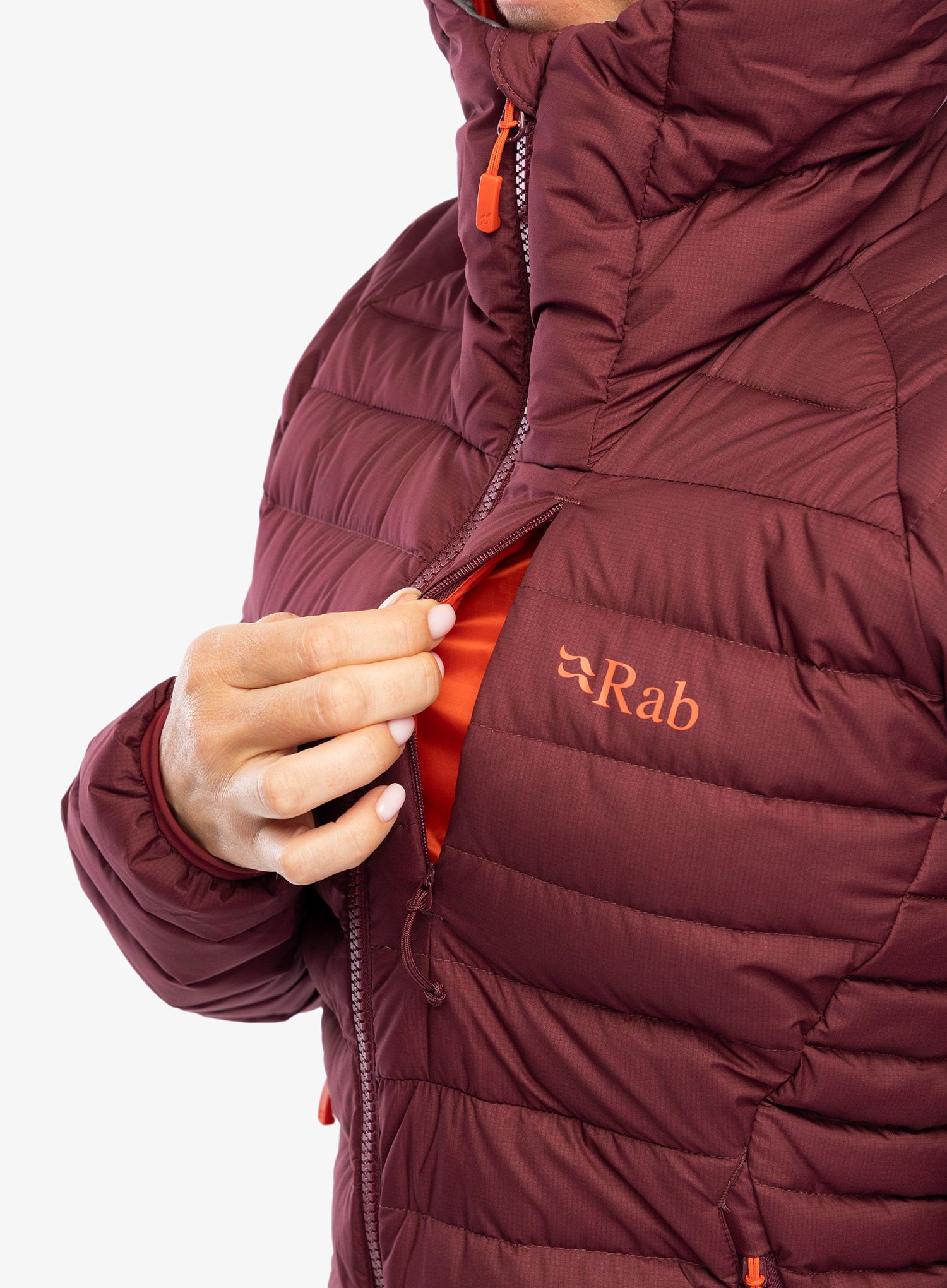 Dámská bunda Rab Infinity Microlight Jacket - deep heather