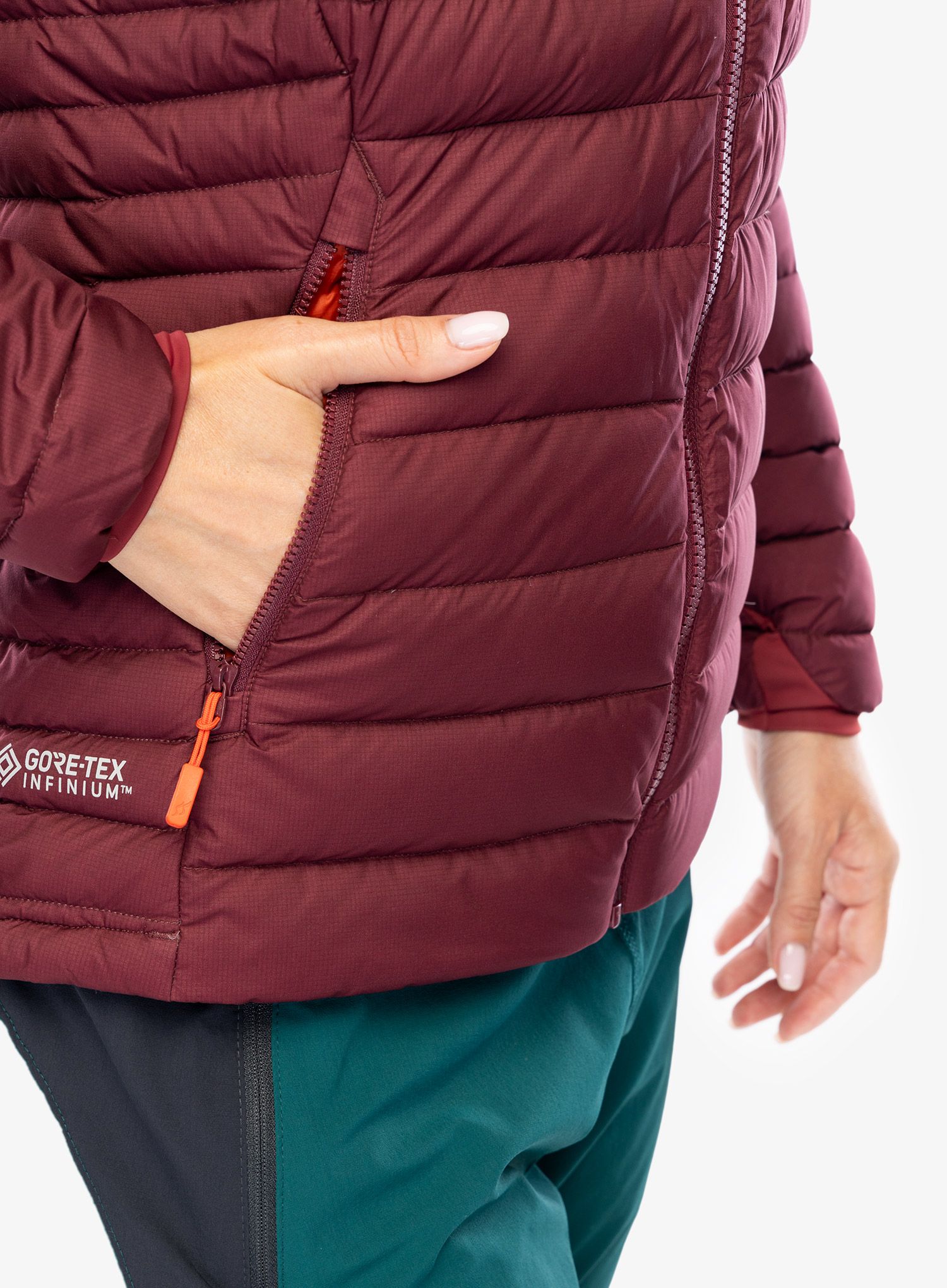 Dámská bunda Rab Infinity Microlight Jacket - deep heather