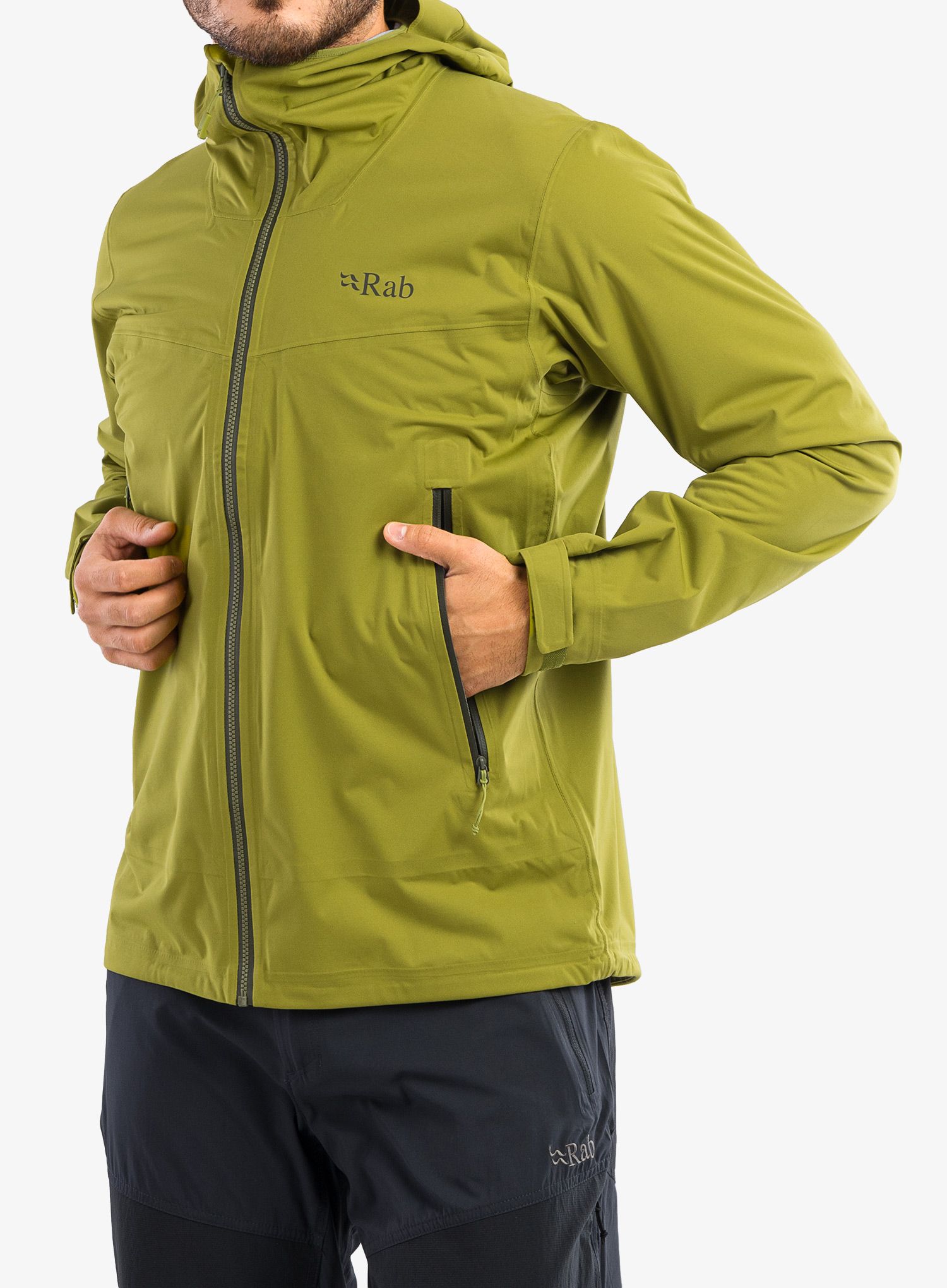 Bunda s membránou Rab Kinetic 2.0 Jacket - aspen green