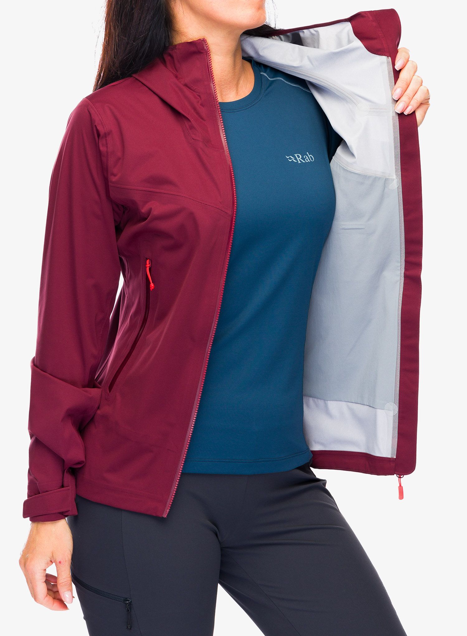Dámská bunda Rab Kinetic 2.0 Jacket - deep heather