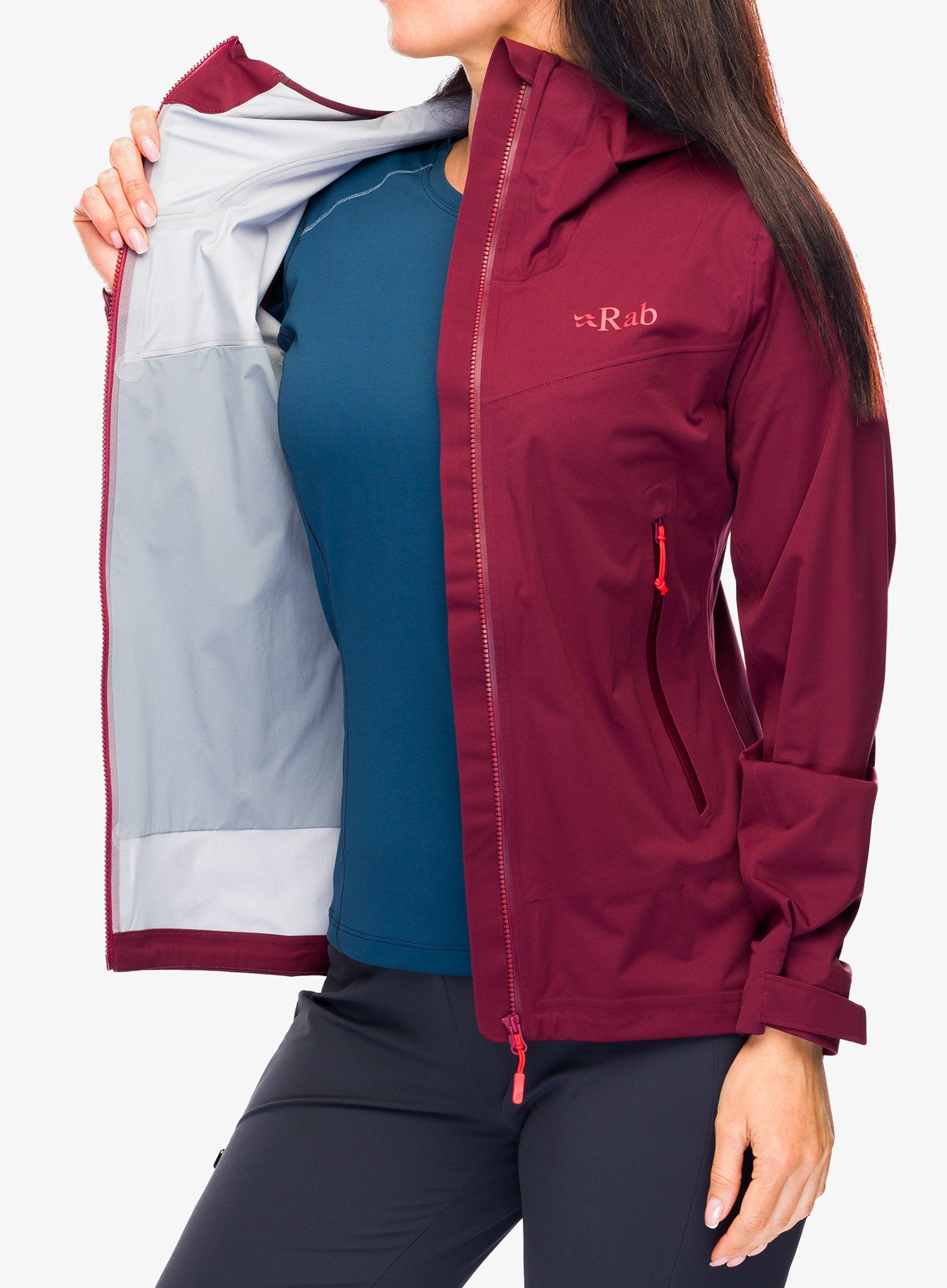 Dámská bunda Rab Kinetic 2.0 Jacket - deep heather