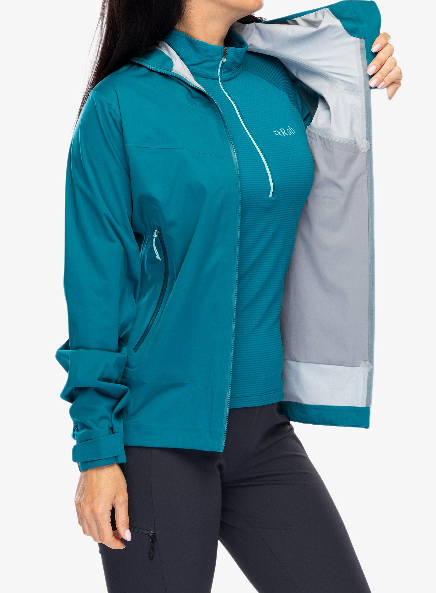 Dámská membránová bunda Rab Kinetic 2.0 Jacket - ultra
