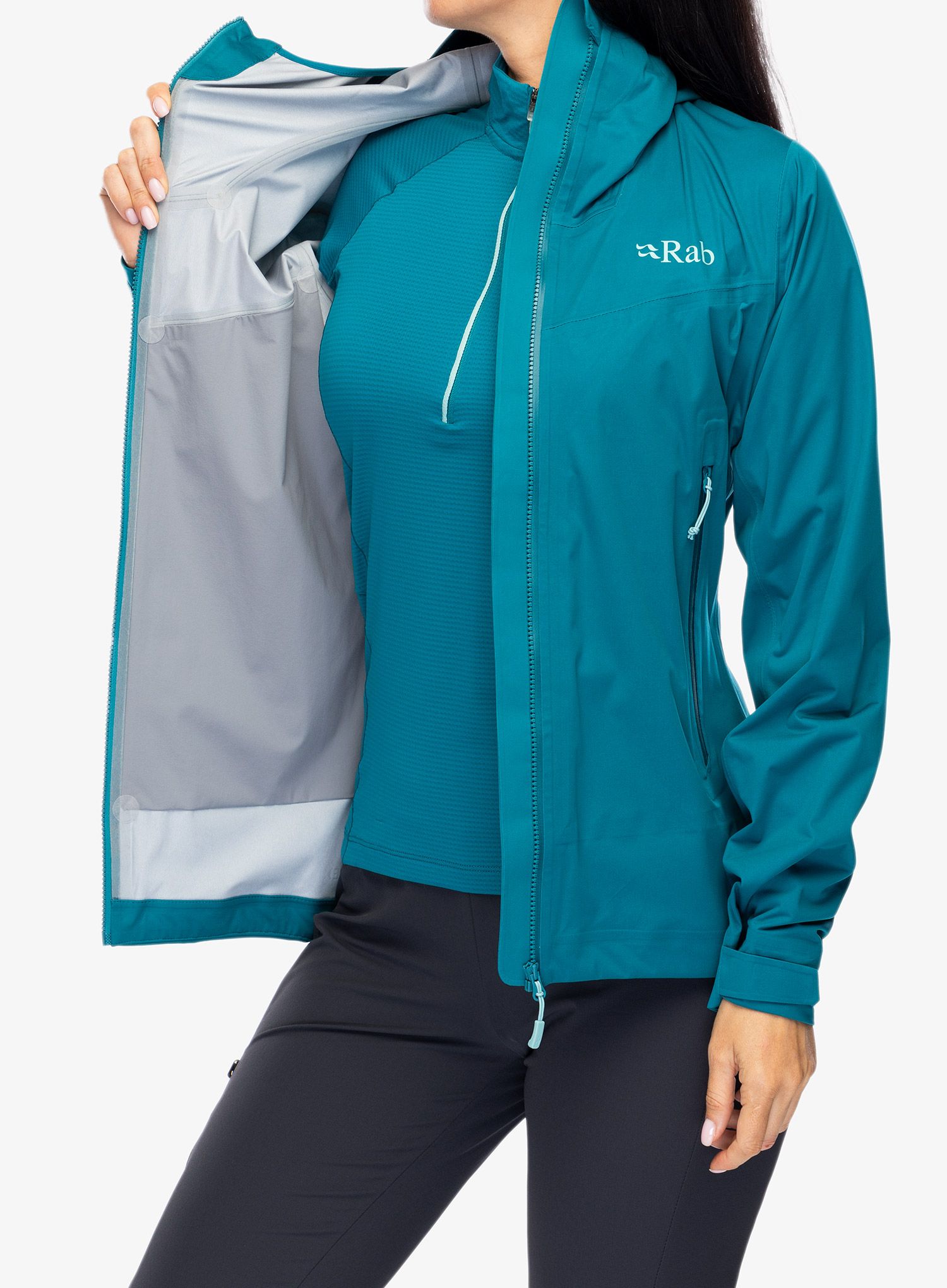 Dámská membránová bunda Rab Kinetic 2.0 Jacket - ultra
