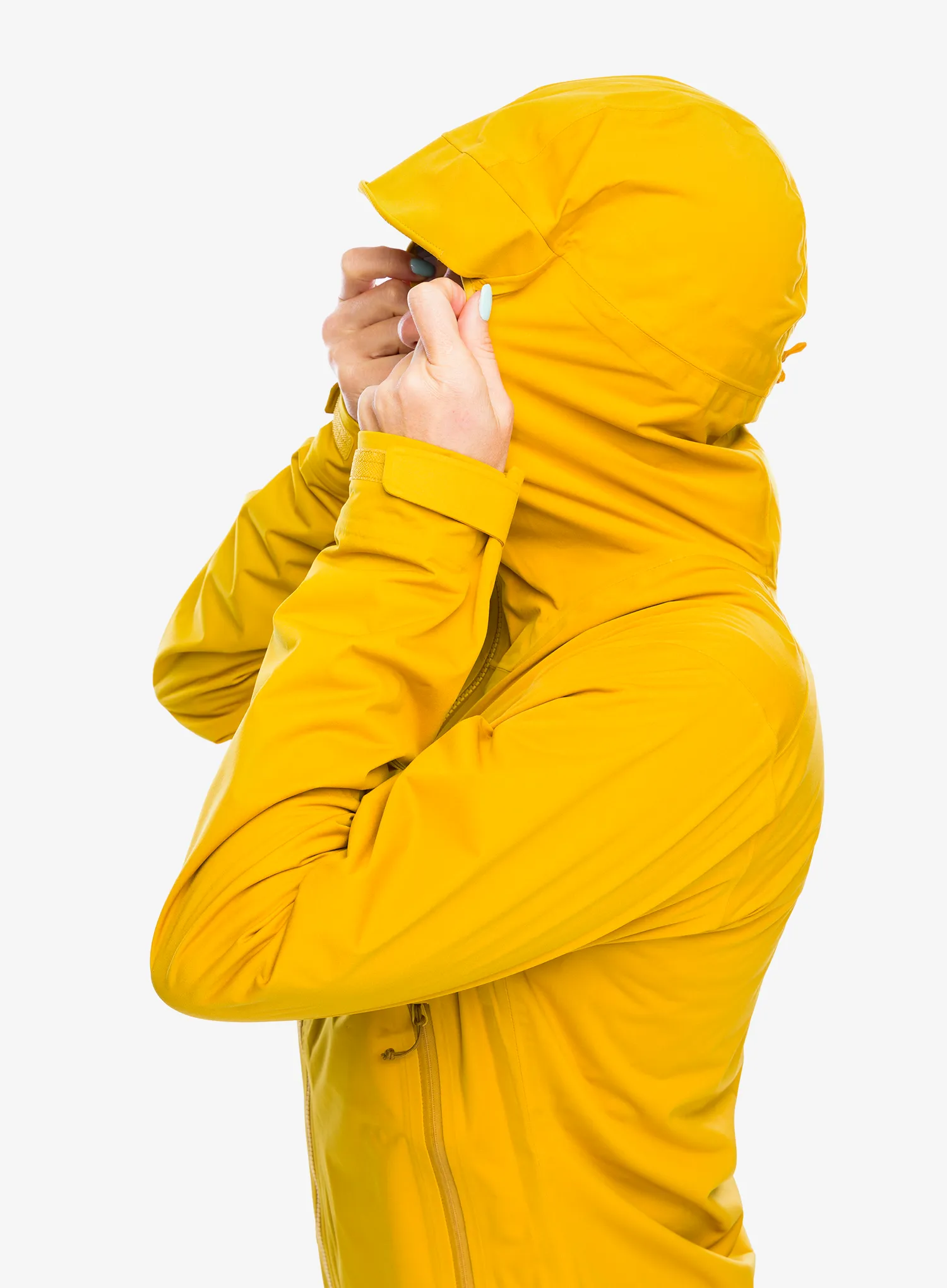 Dámská nepromokavá bunda s membránou Rab Kinetic 2.0 Jacket - sahara