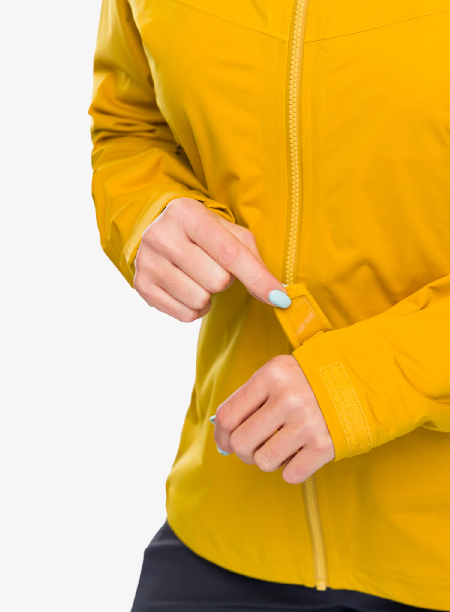 Dámská nepromokavá bunda s membránou Rab Kinetic 2.0 Jacket - sahara