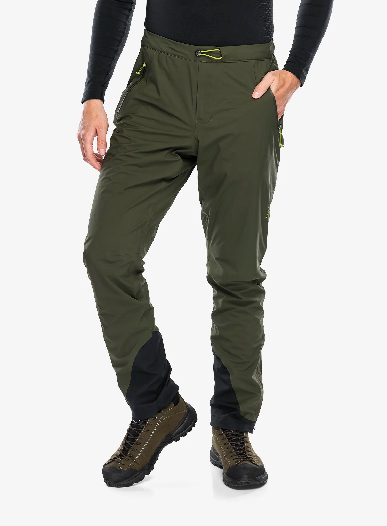 Membránové kalhoty Rab Kinetic 2.0 Pants - army