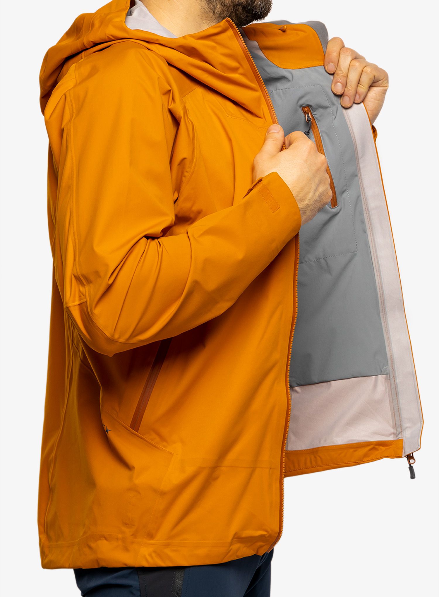 Bunda do deště Rab Kinetic Alpine 2.0 Jacket - marmalade