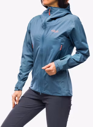 Dámská bunda do deště Rab Kinetic Alpine 2.0 Jacket - orion blue