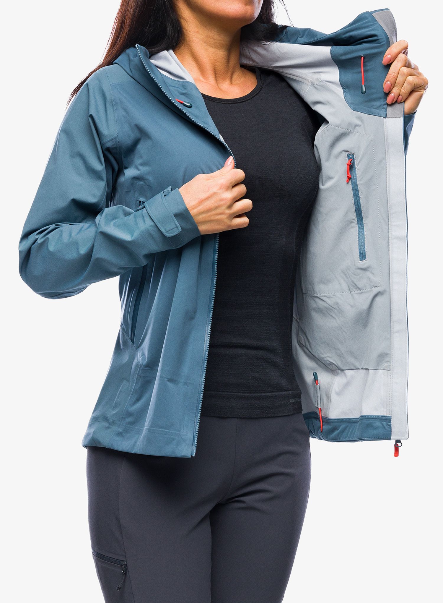 Dámská bunda do deště Rab Kinetic Alpine 2.0 Jacket - orion blue