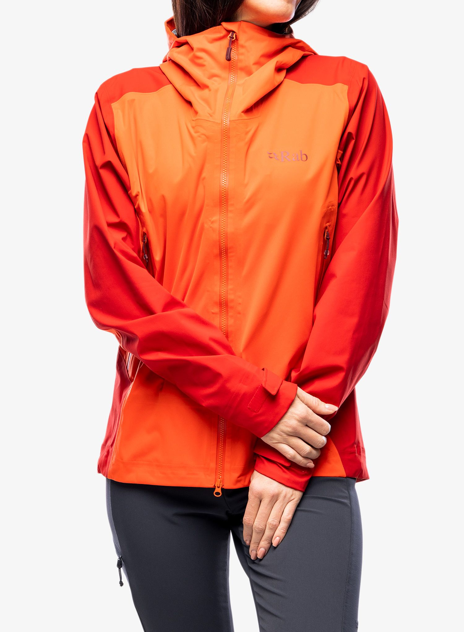 Dámská bunda Rab Kinetic Alpine 2.0 Jacket - red grapefruit