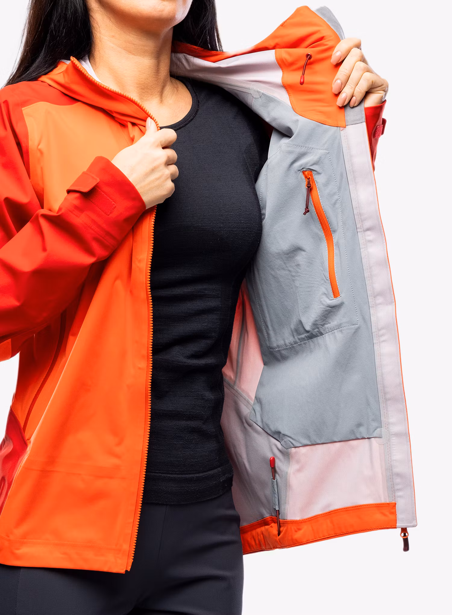 Dámská bunda Rab Kinetic Alpine 2.0 Jacket - red grapefruit