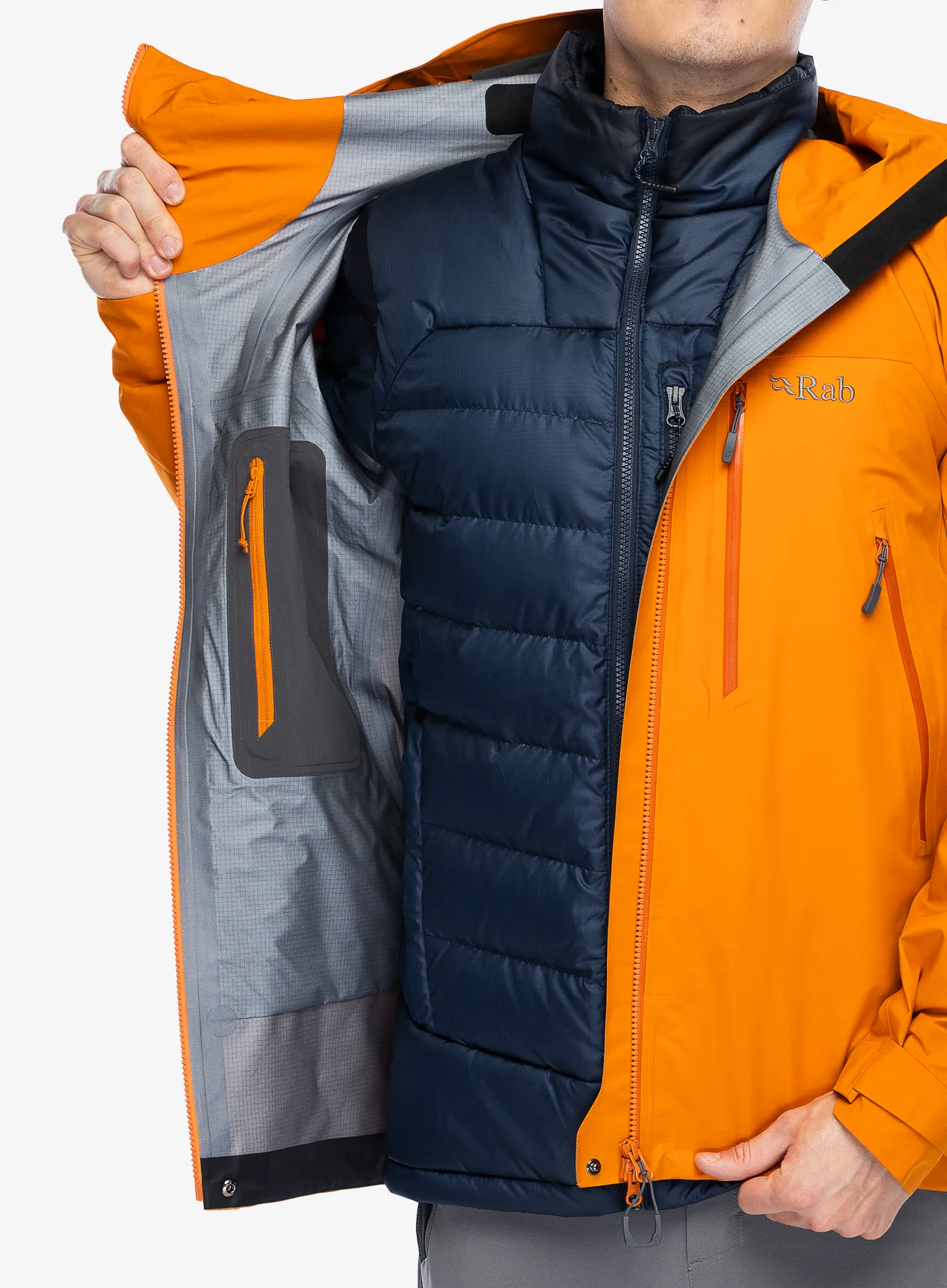 Bunda s membránou Rab Latok Mountain GTX Jacket - marmalade