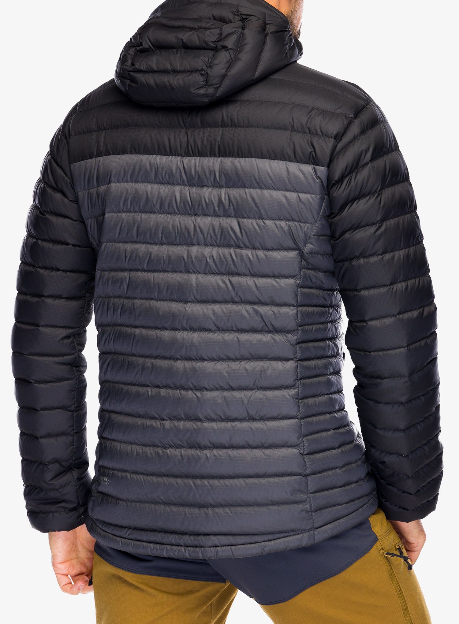 Bunda Rab Microlight Alpine Down Jacket- black/graphene