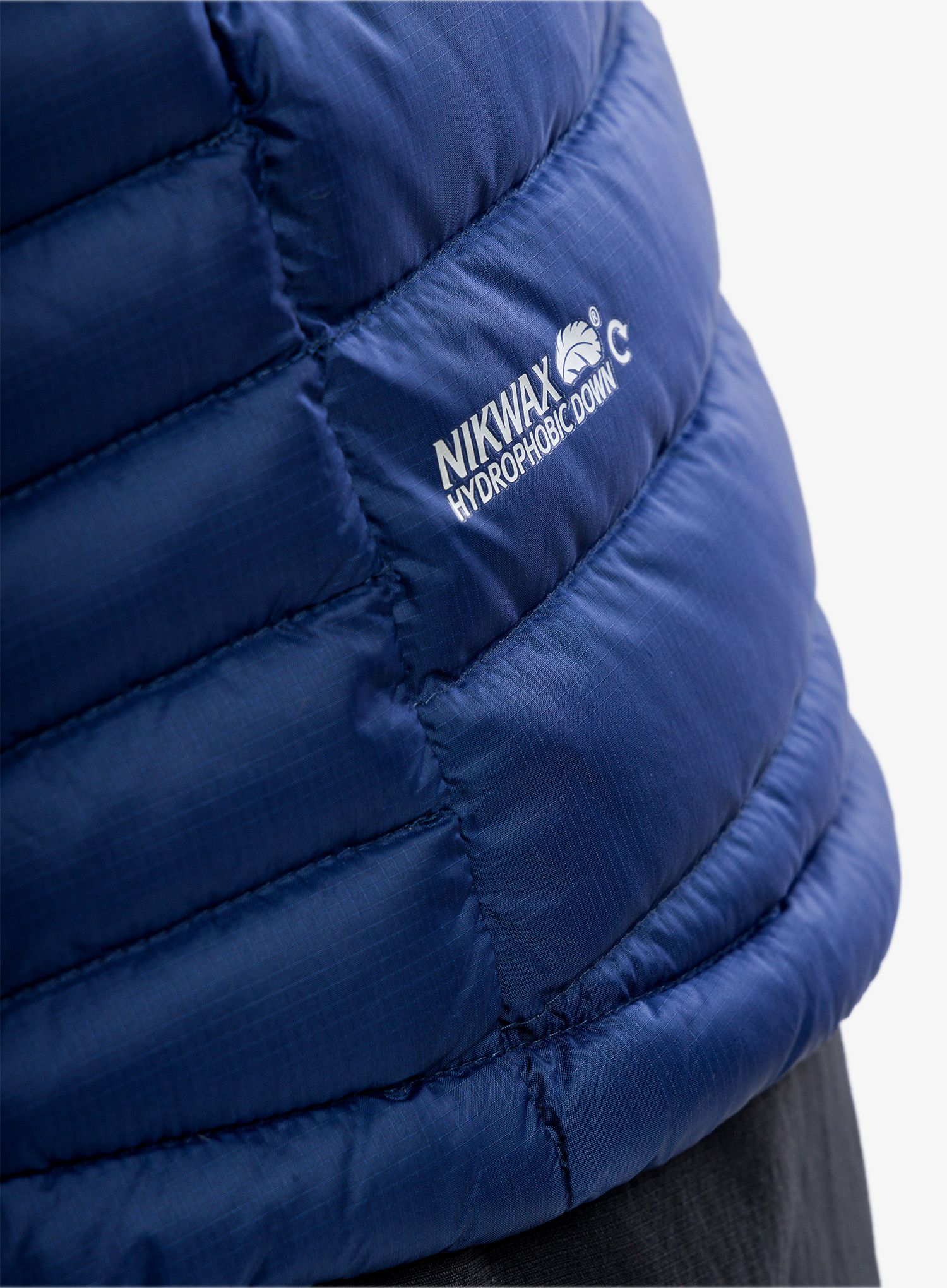 Péřová bunda Rab Microlight Alpine Jacket - deep ink/marmalade
