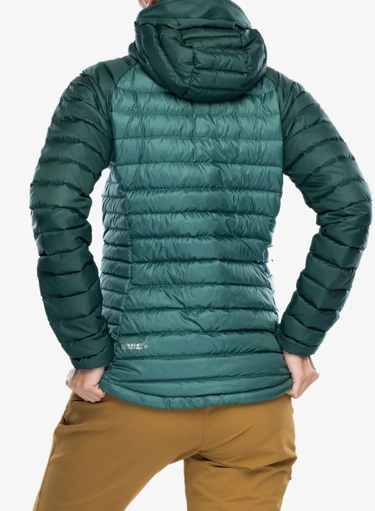 Dámská péřová bunda Rab Microlight Alpine Jacket - green slate/eucalyptus