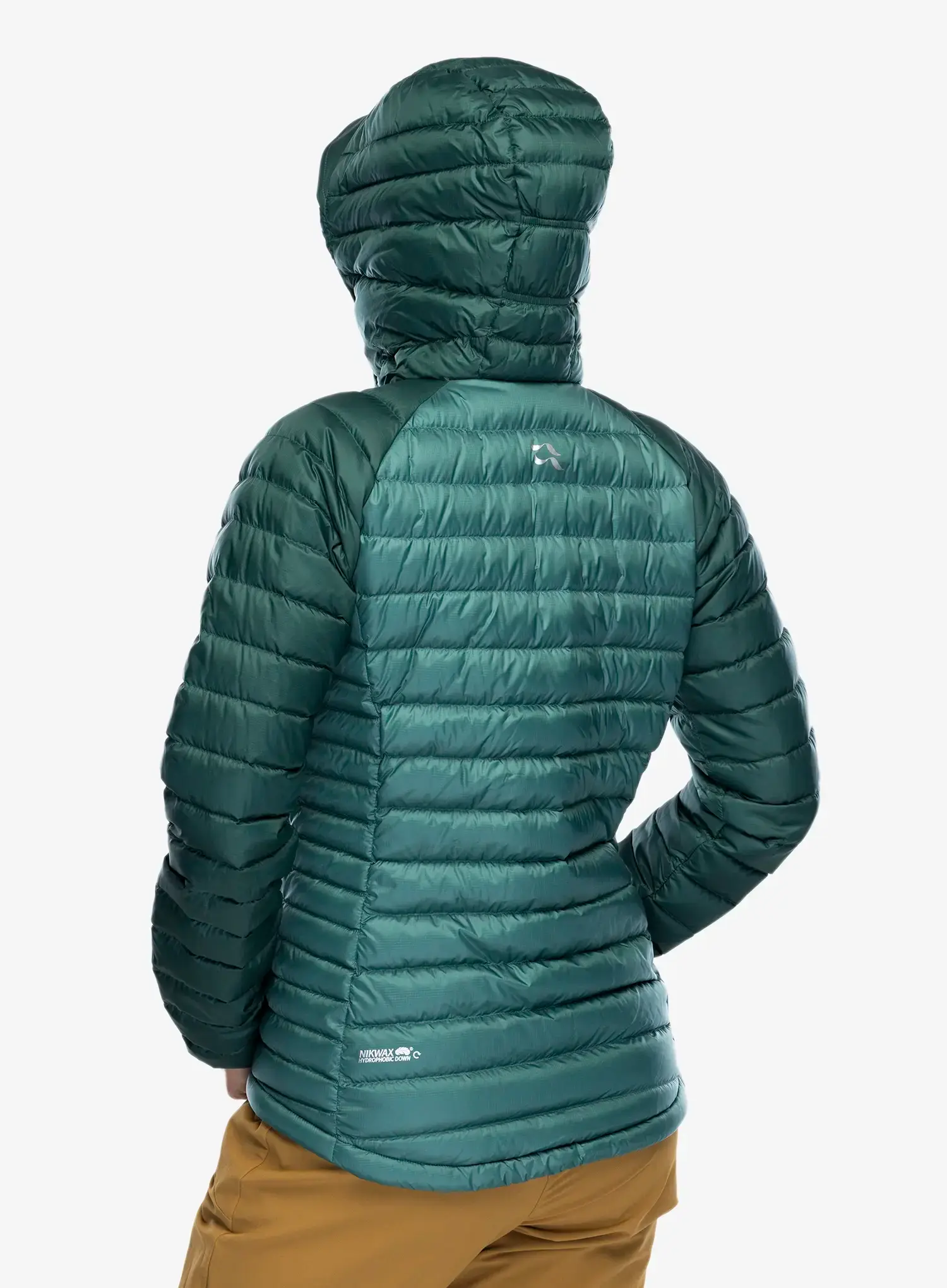 Dámská péřová bunda Rab Microlight Alpine Jacket - green slate/eucalyptus