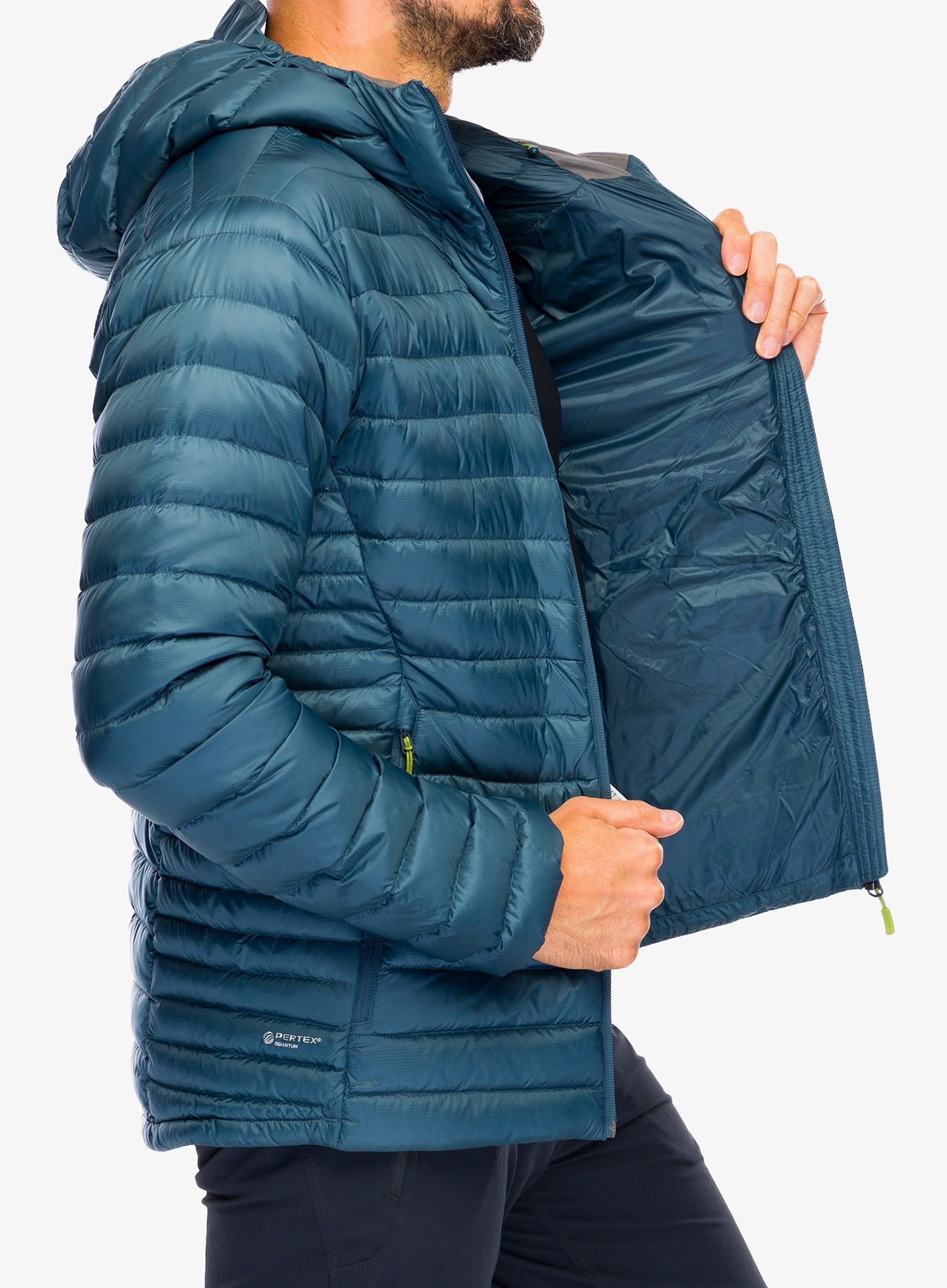 Péřová bunda Rab Microlight Alpine Jacket - orion blue